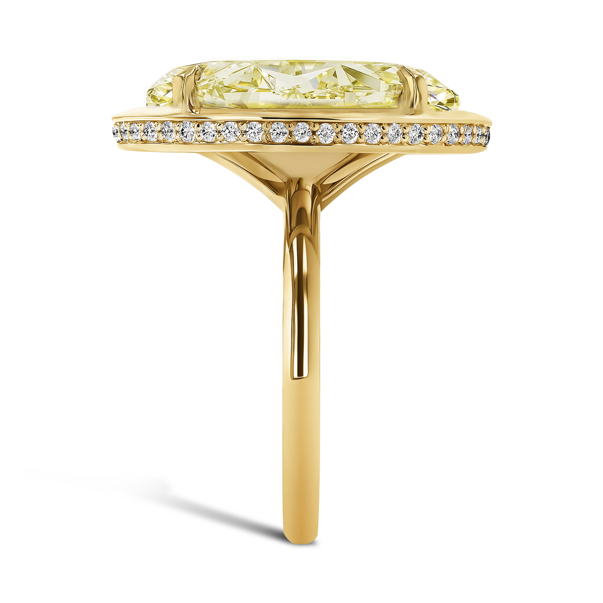 Masterpiece Skimming Stone 10.01ct South African Diamond Ring Oval Cut, Claw Set_4