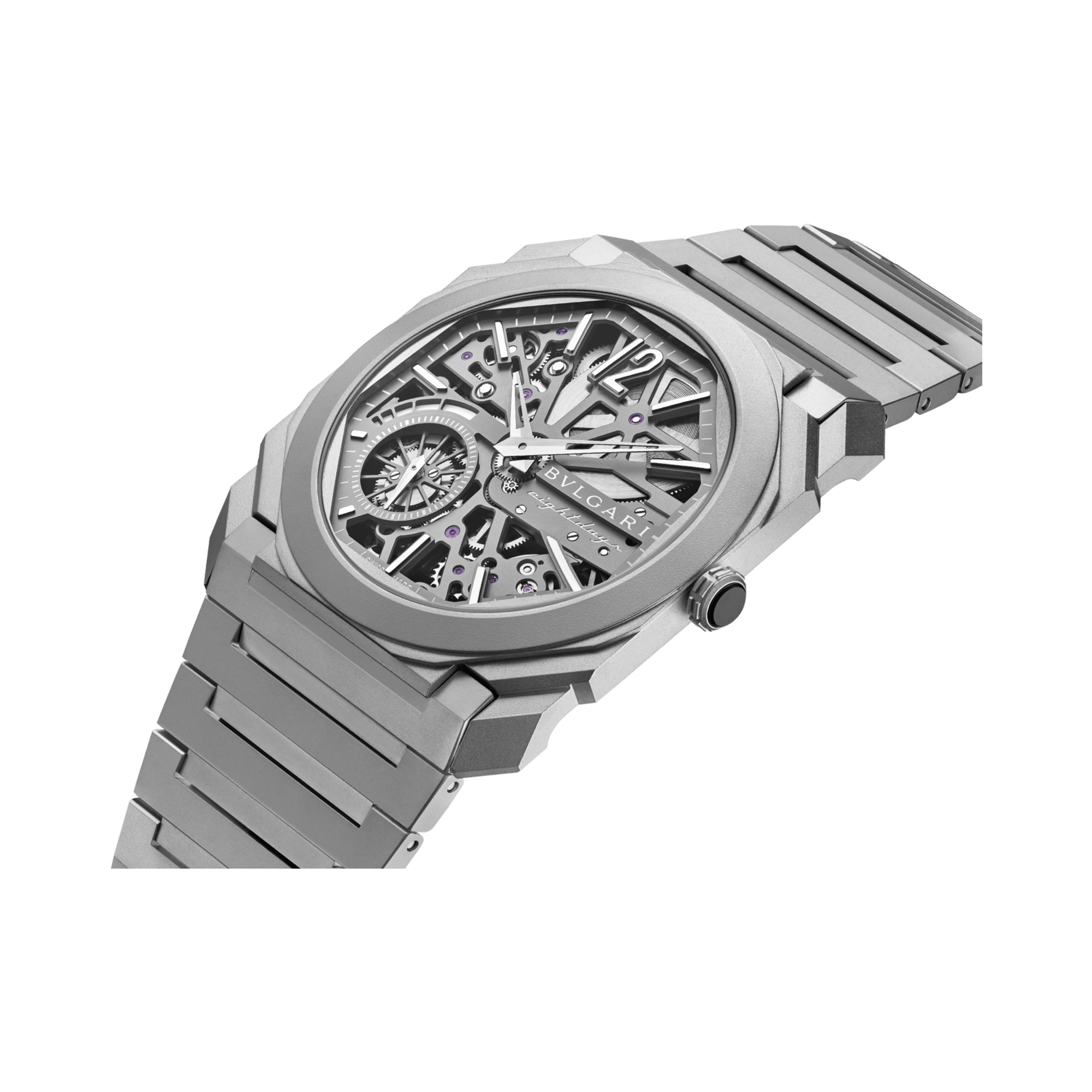 Bvlgari Octo Finissimo Skeleton 40mm, Grey Dial, Arabic & Baton Numerals_2