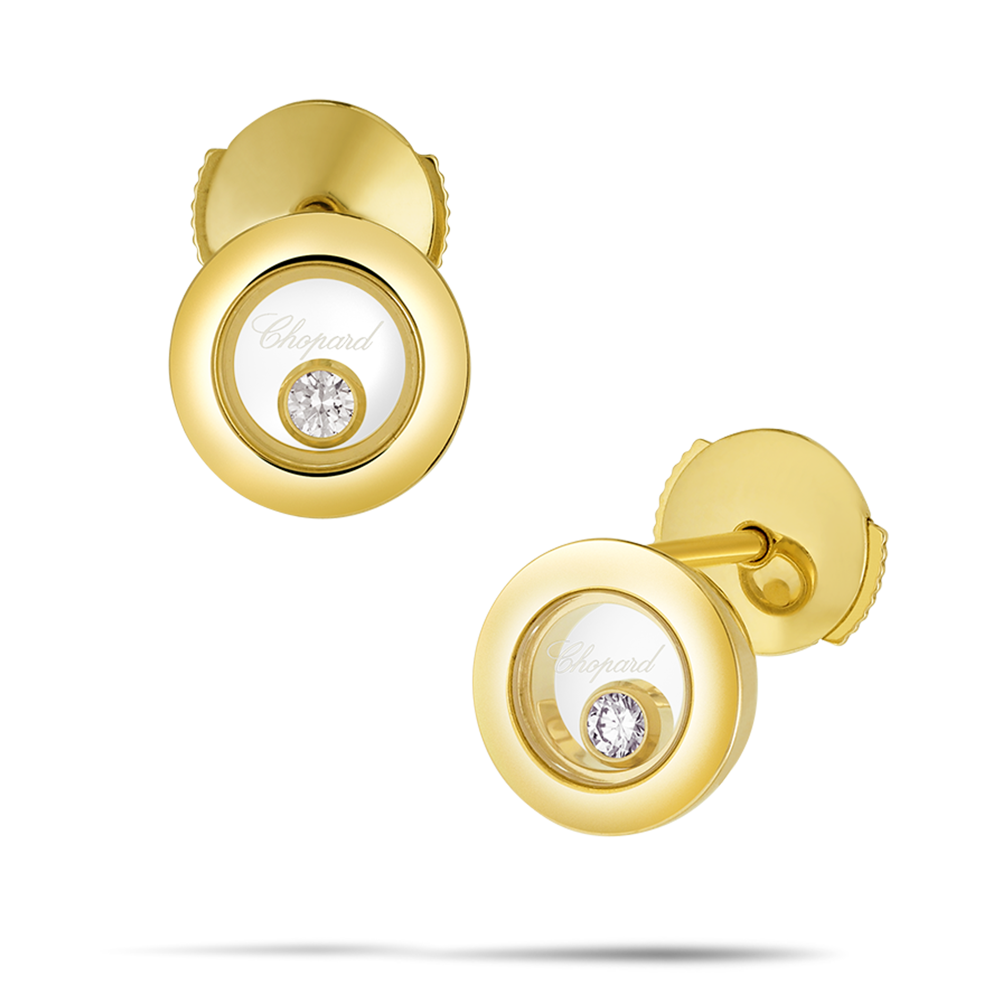 Chopard Happy Diamonds Studs Brilliant Cut, Rub Over Set_1