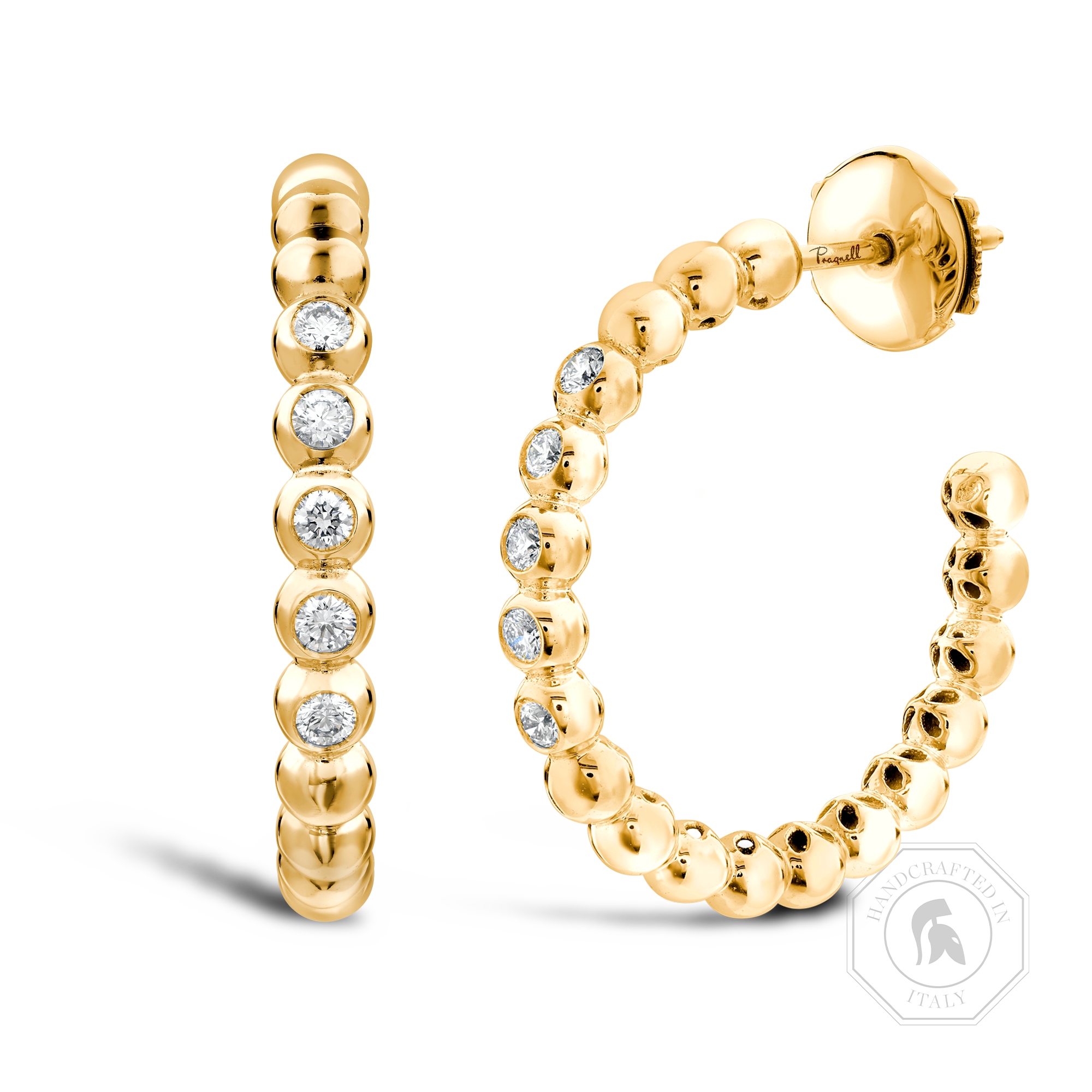 Bohemia Large Diamond Earrings Brilliant Cut_1