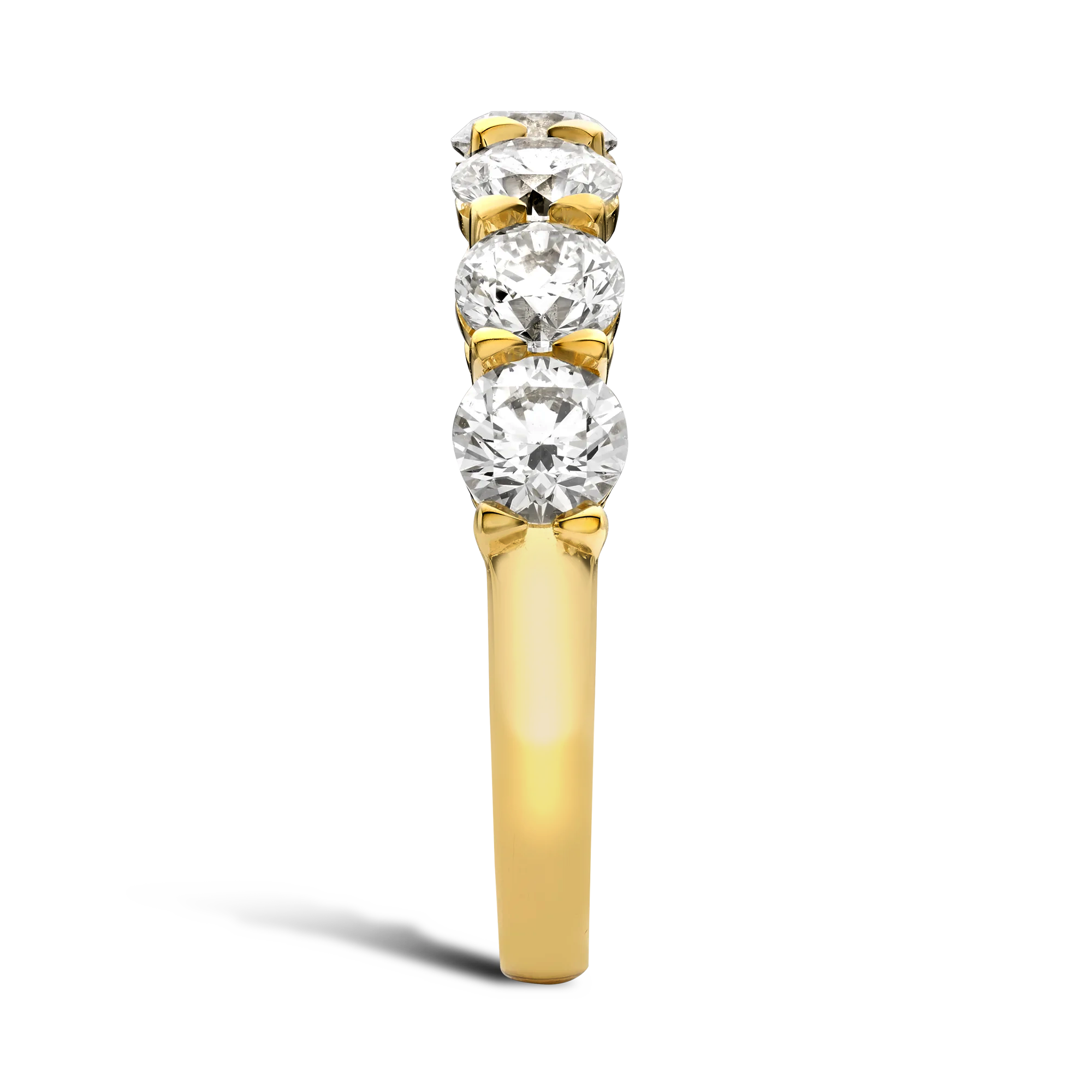 Seven Stone Diamond Ring Brilliant cut, Claw set_4