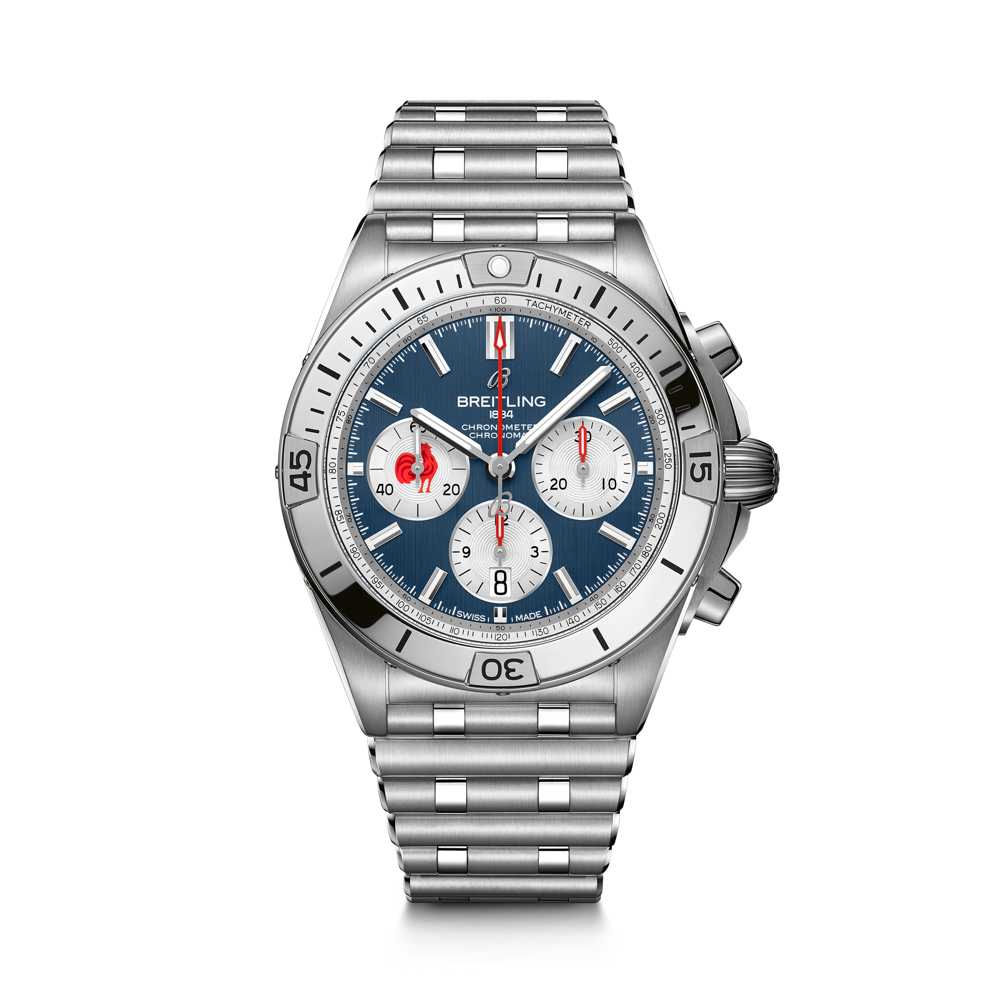 Breitling Chronomat Six Nations France 42mm, Blue Dial, Baton Numeral_1
