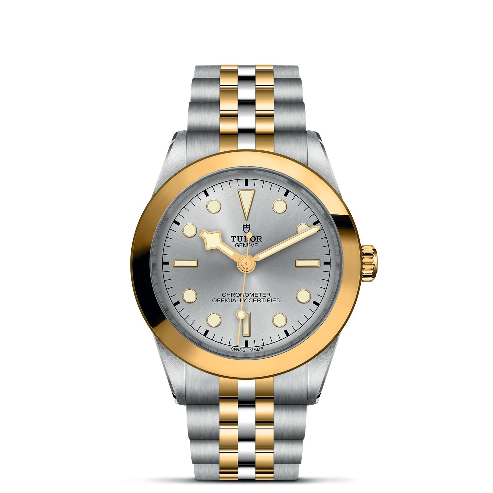 Tudor Black Bay One 39 S&G 39mm, Silver Dial, Baton Numerals_1
