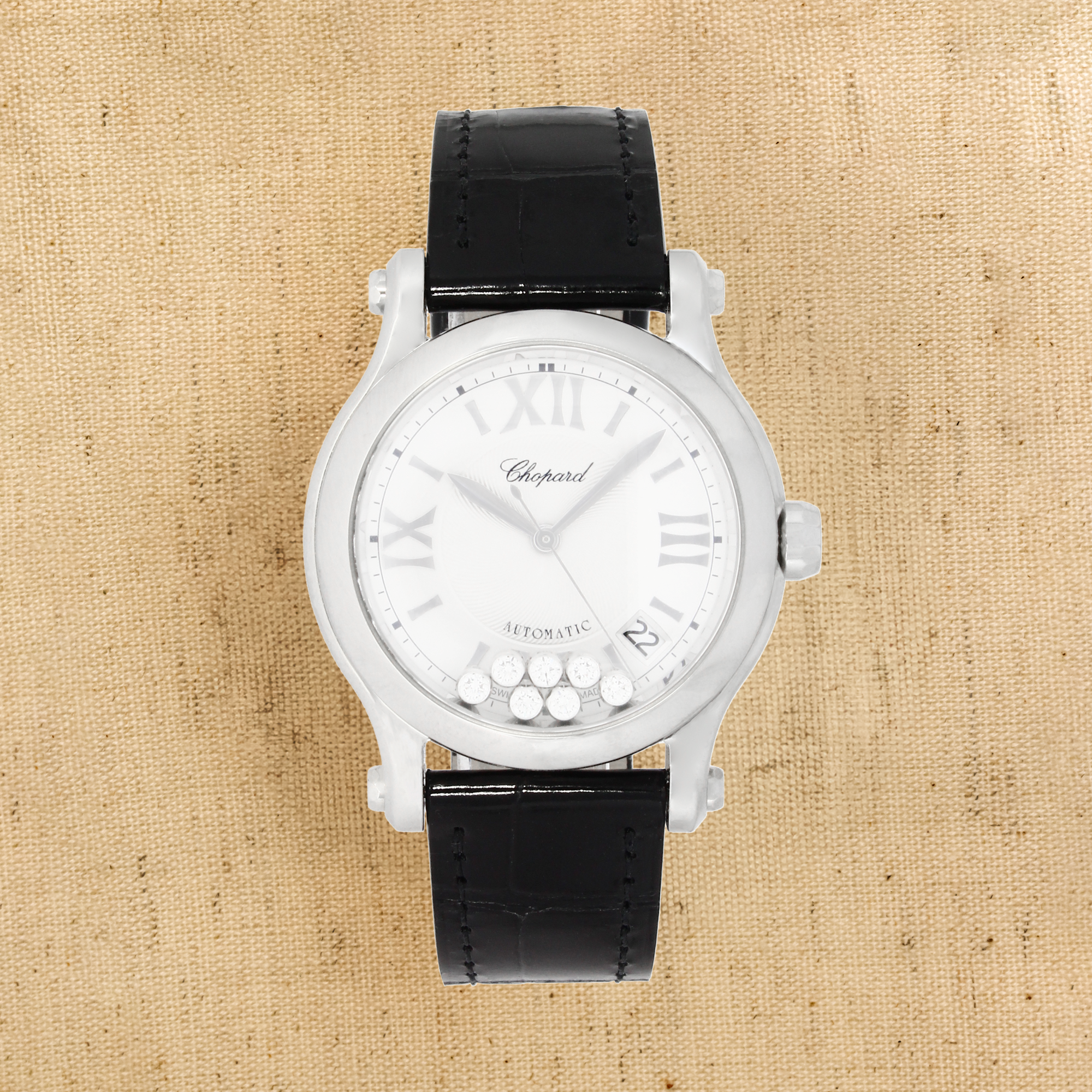 Chopard Happy Sport 36mm, Silver Dial, Roman Numerals_1