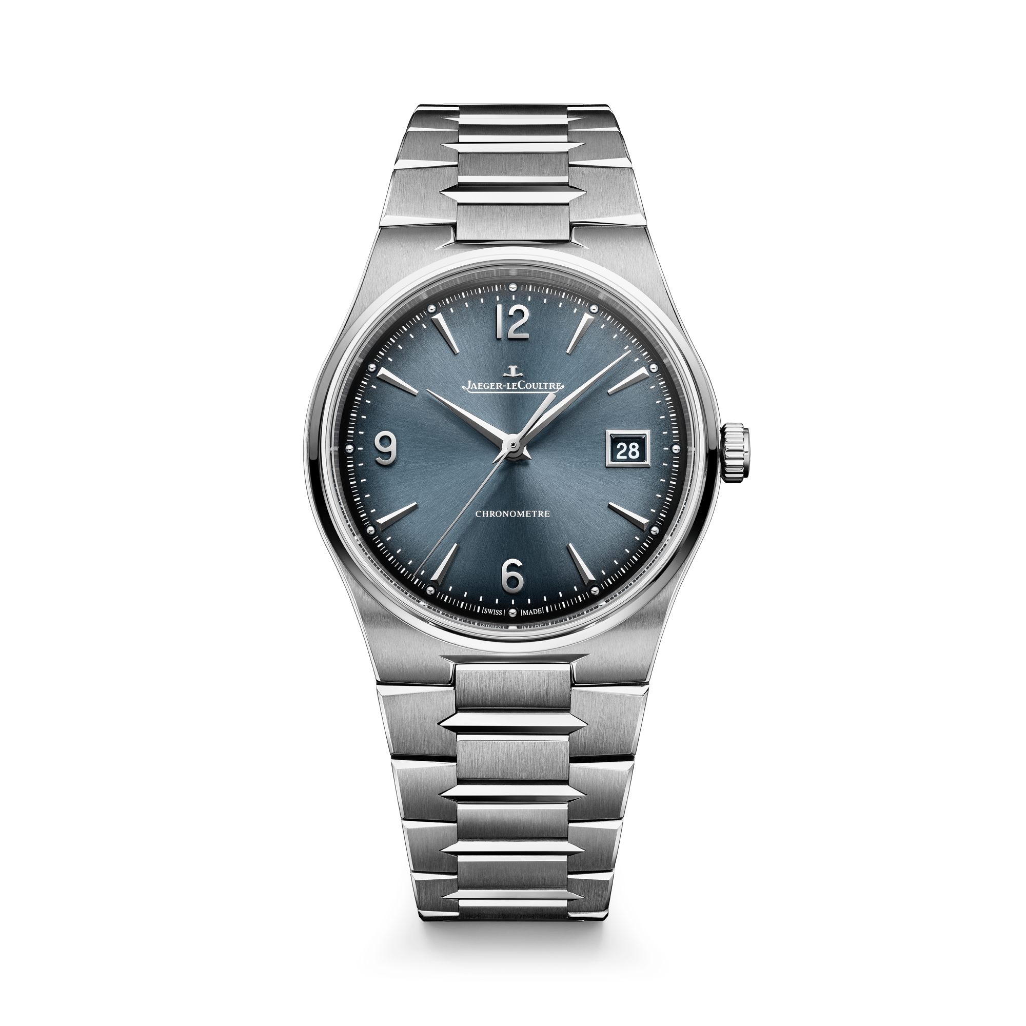 Jaeger-LeCoultre Master Control Chronometre Date 38mm, Blue-Grey Dial, Arabic/Baton Numerals_1