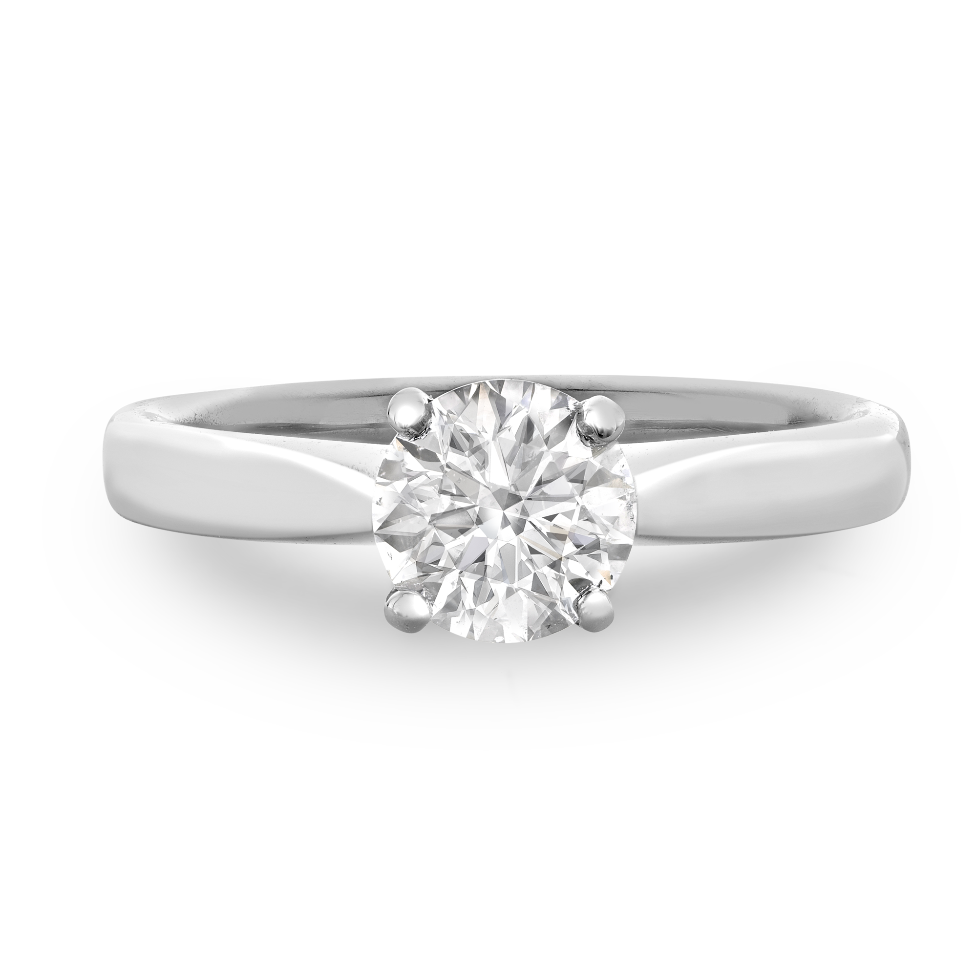 Diamond Solitaire Ring Brilliant Cut, Four Claw Set_2