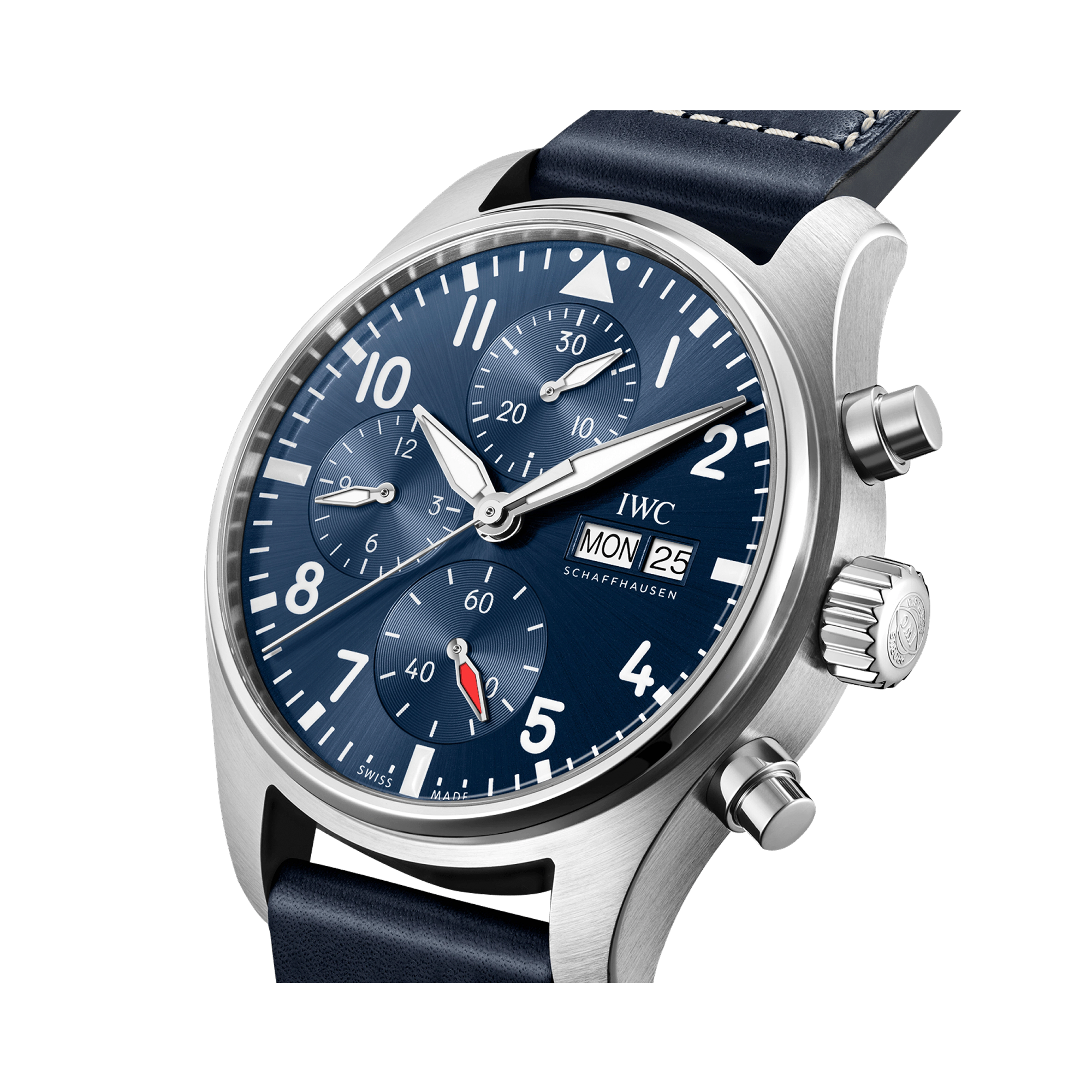 IWC Pilot's Chronograph 41 41mm, Blue Dial, Arabic Numerals_3