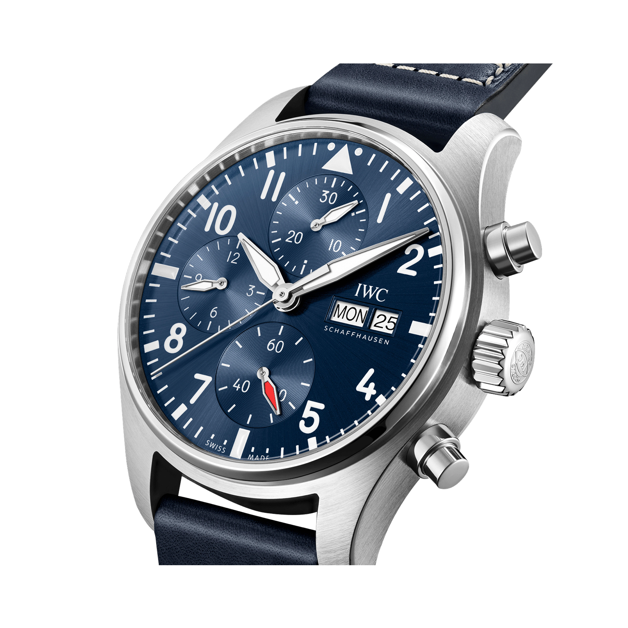 IWC Pilot's Chronograph 41 41mm, Blue Dial, Arabic Numerals_3