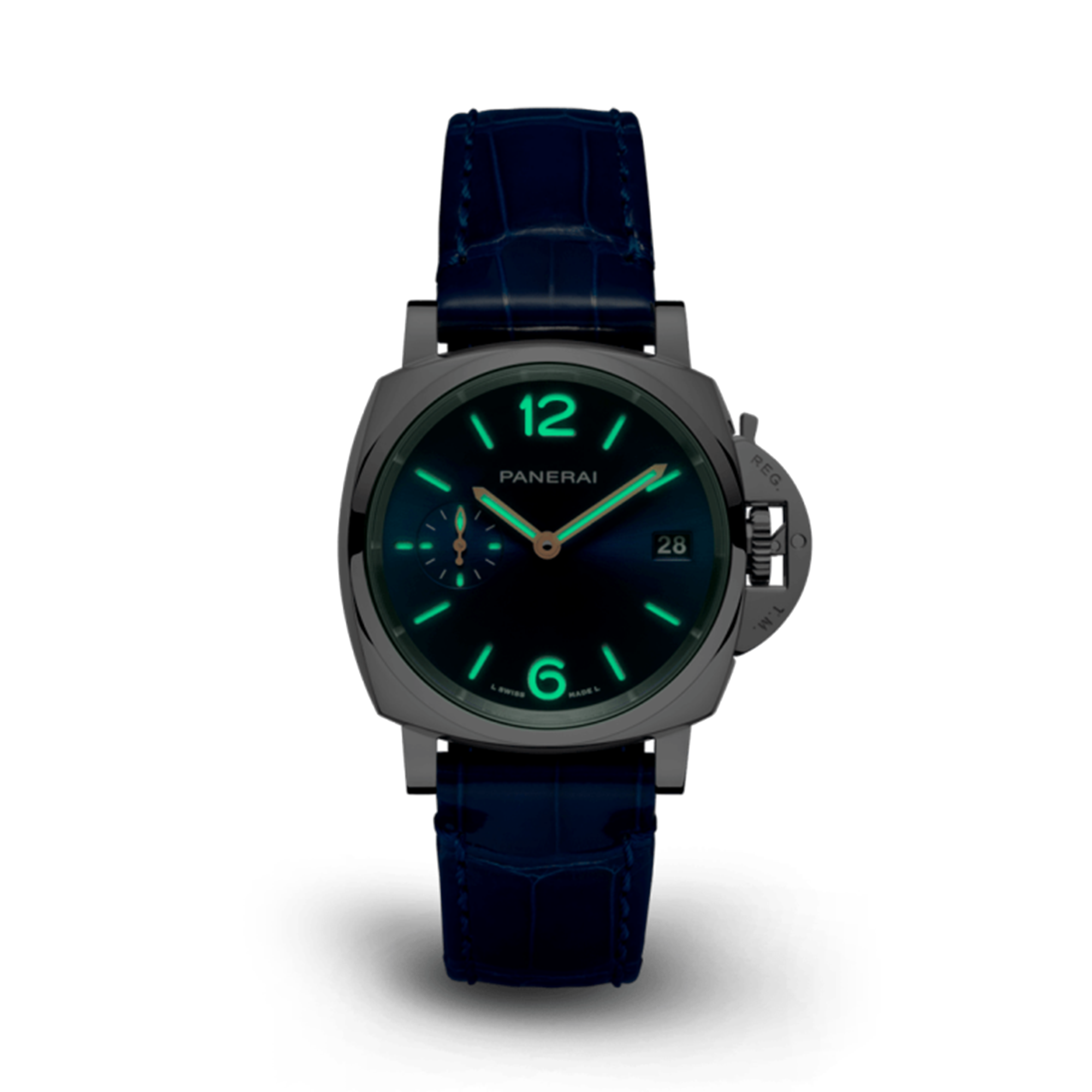 Panerai Luminor Due - 38mm 38mm, Blue Dial, Arabic/Baton Numerals_3