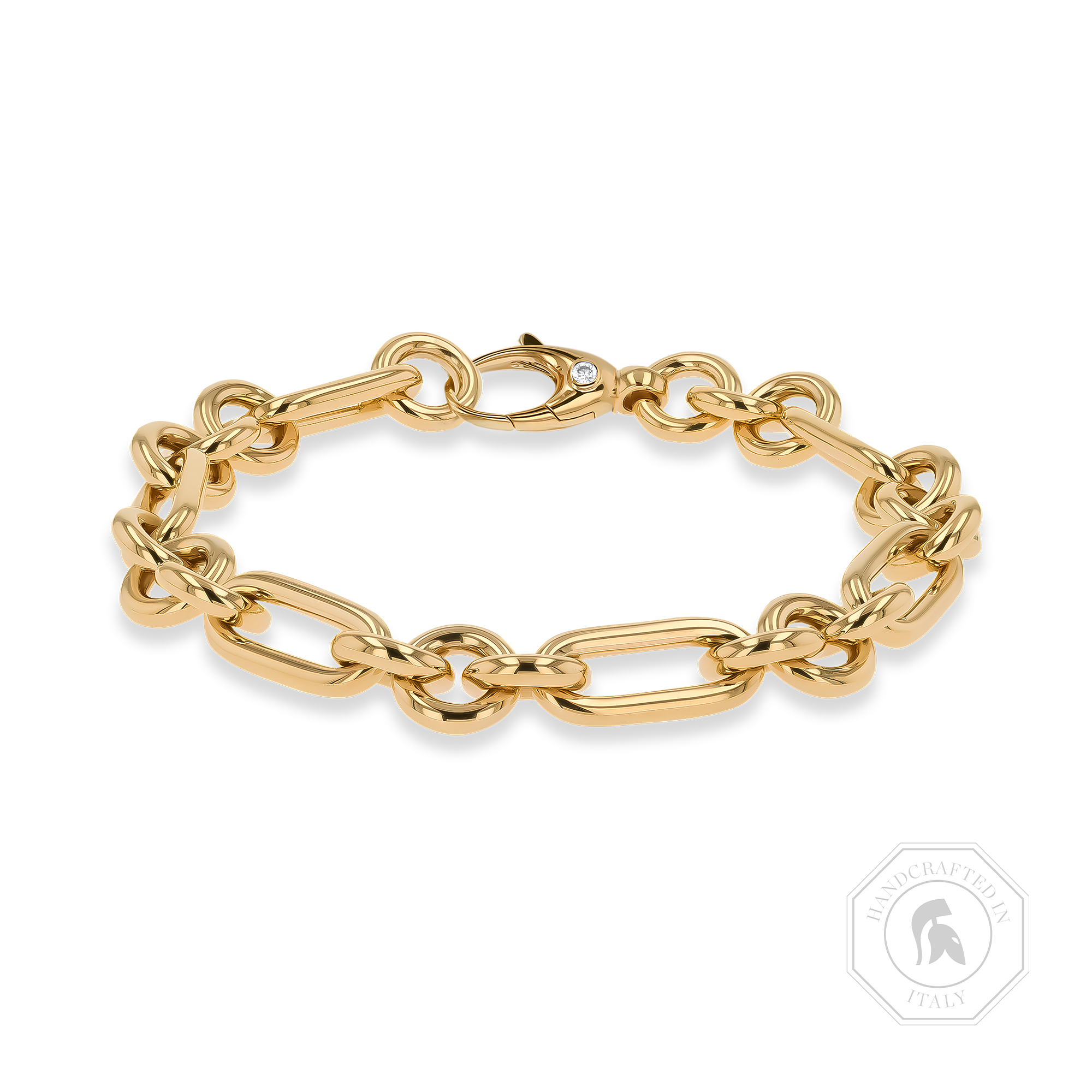 Havana Miramar 0.103ct Diamond Bracelet Brilliant Cut, Rubover Set_1