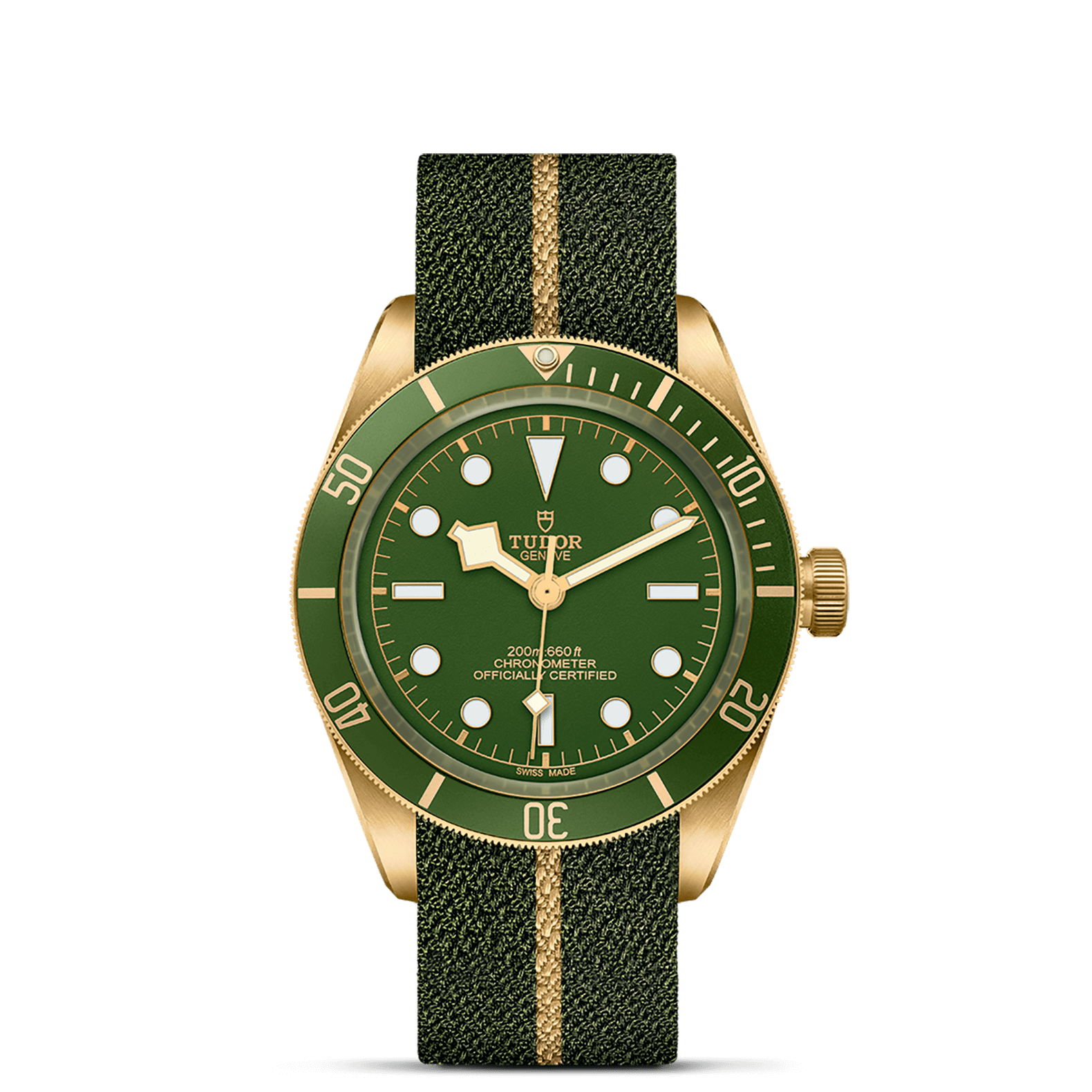 Tudor Black Bay Fifty-Eight 18K 39mm, Green Dial, Baton Markers_2