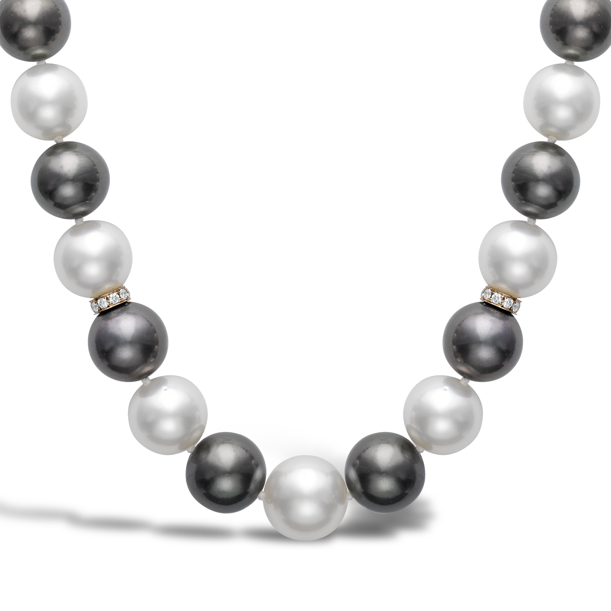 South Sea and Black Tahitian Pearl 9.9mm - 12.3mm_2