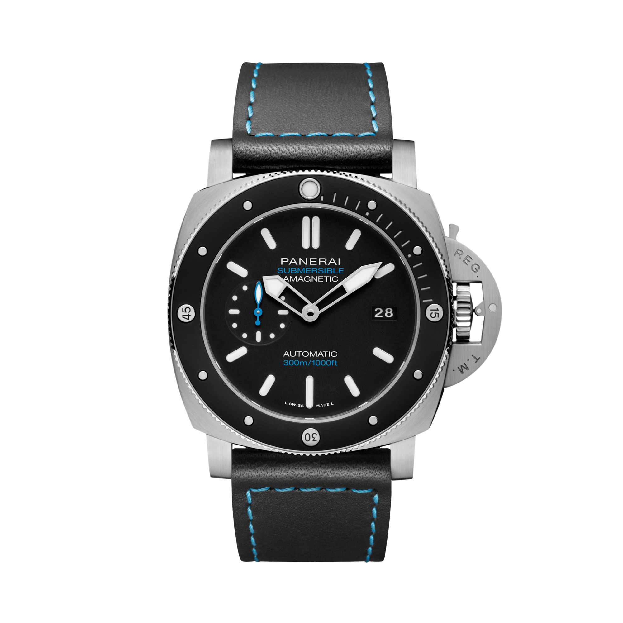 Submersible Amagnetic - 47mm Black Dial, Baton Numerals_3