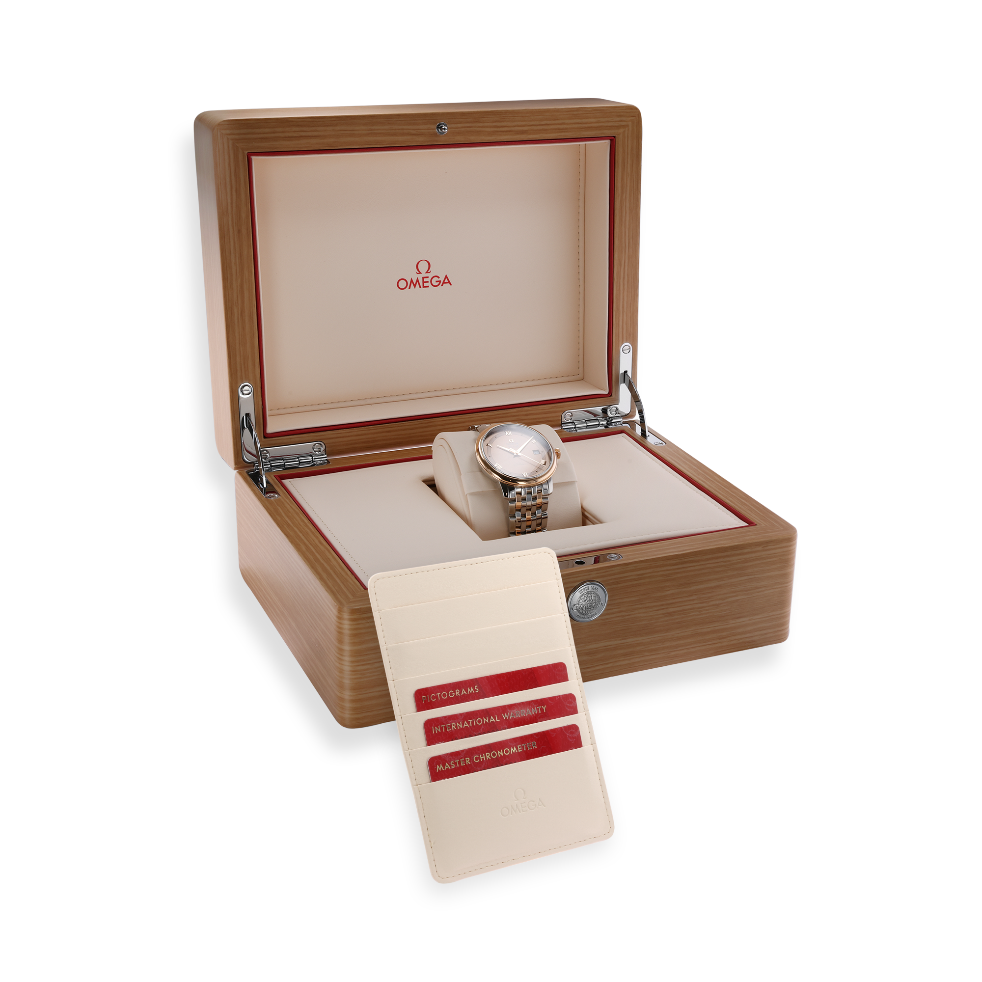 OMEGA De Ville 39.5mm, Chocolate Dial, Baton/Roman Numerals_4