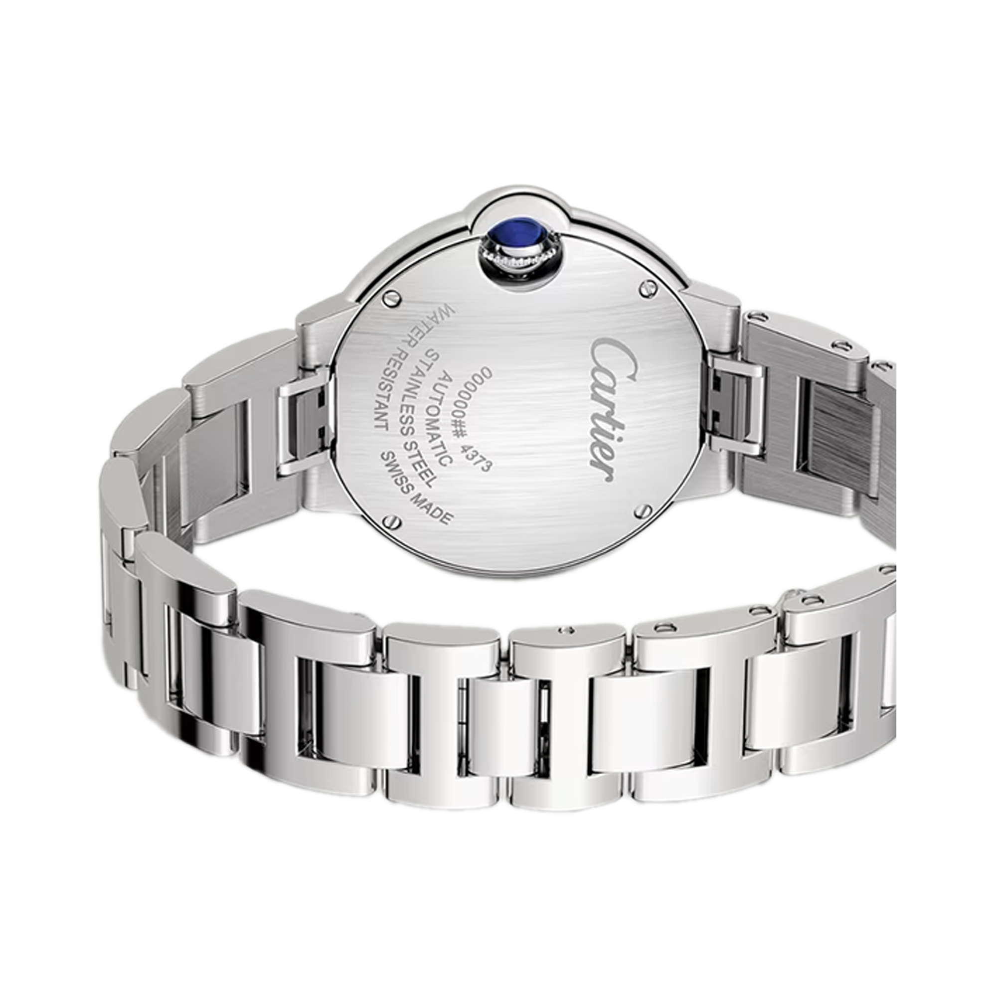 Cartier Ballon Bleu de Cartier 33mm, Silver Dial, Diamond Numerals_2