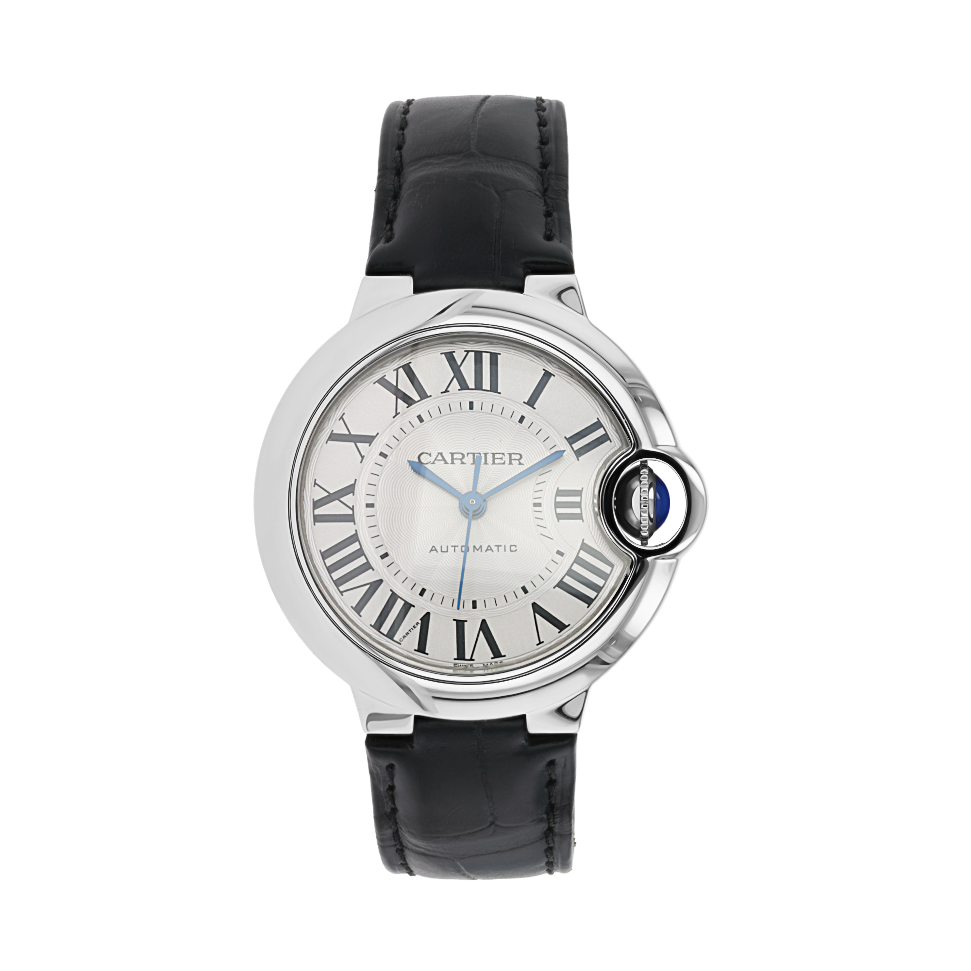 Pre-Owned Cartier Ballon Bleu de Cartier 33mm, Silver Dial, Roman Numerals_5