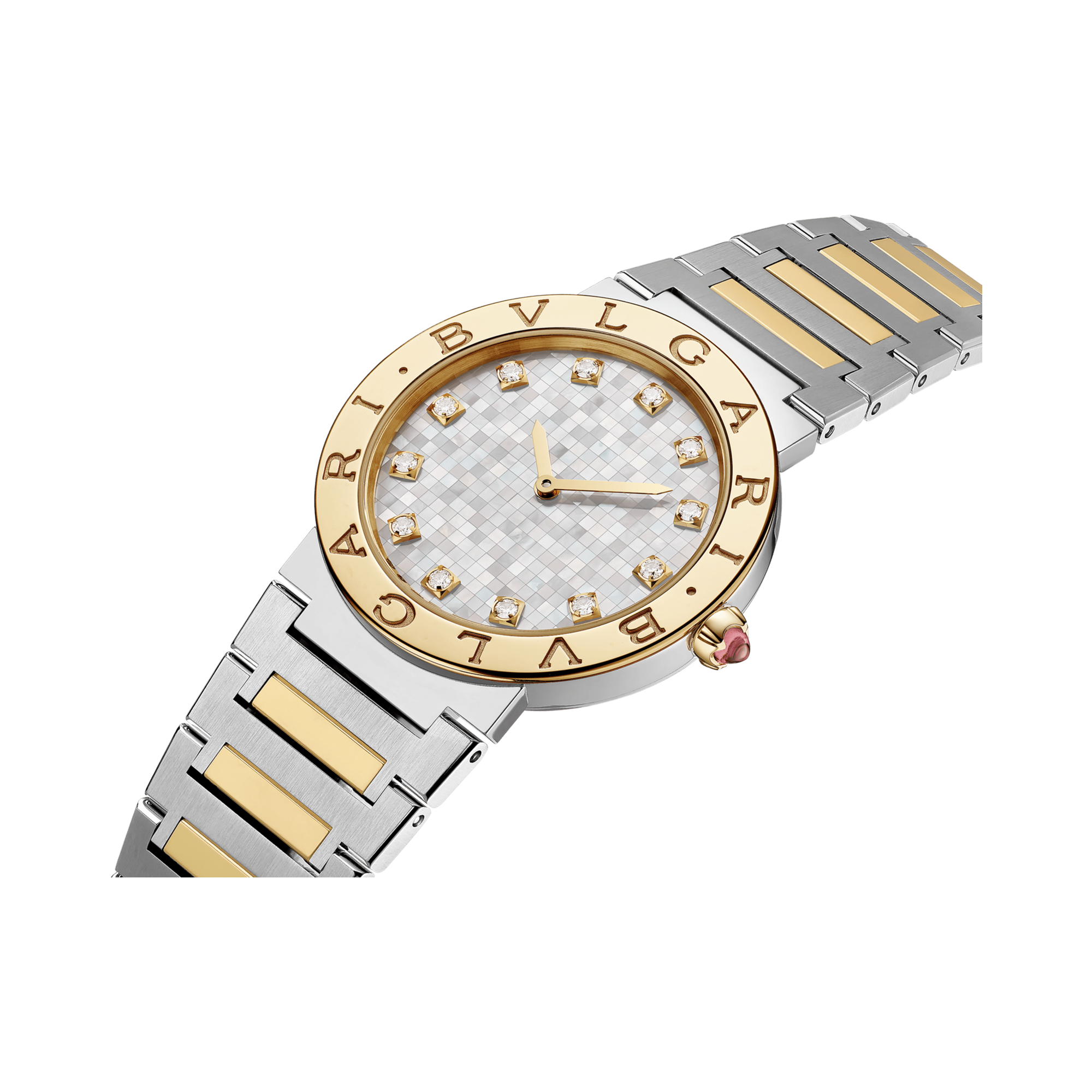 Bulgari Bulgari 33mm Mother of Pearl Diamond set Dial_2