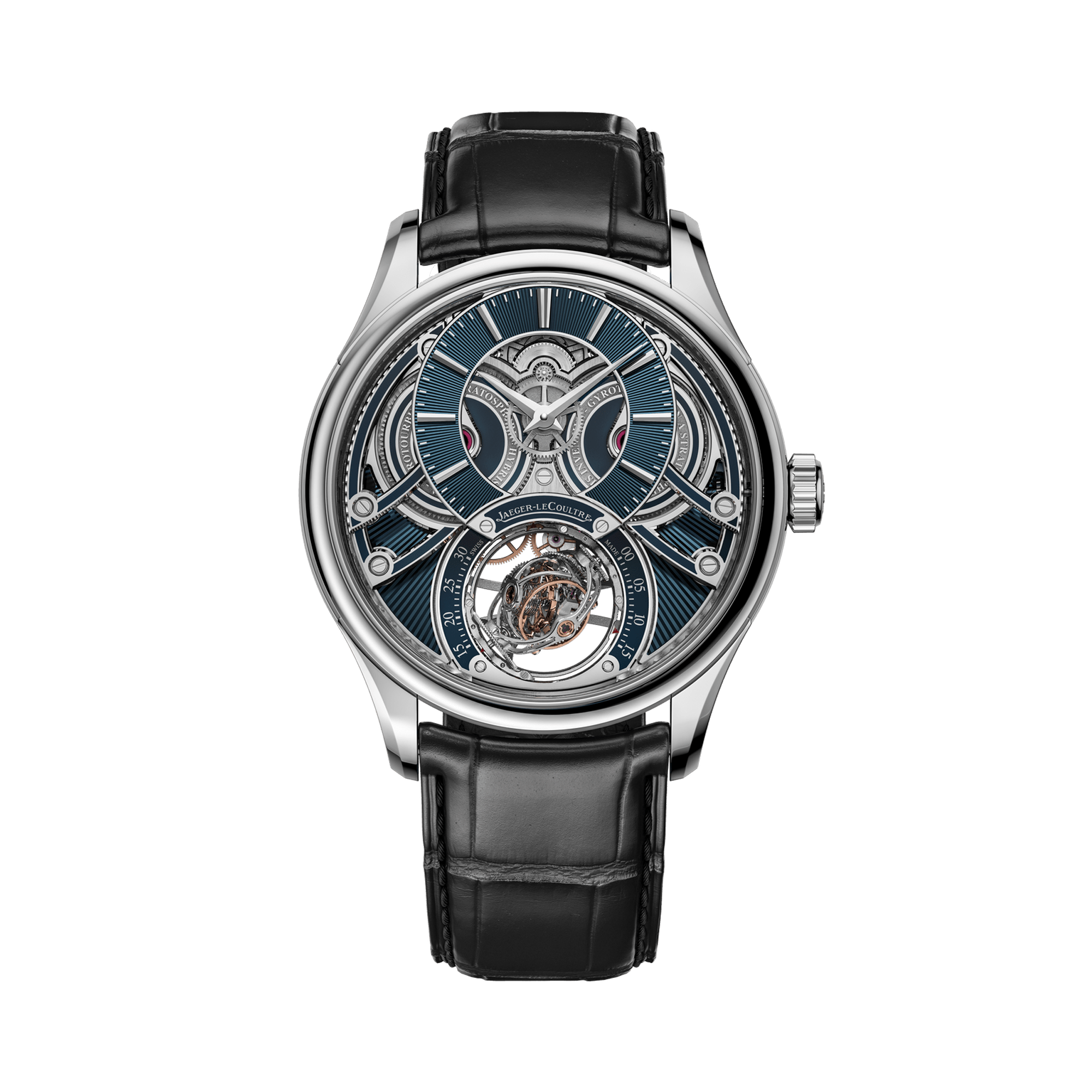 Jaeger-LeCoultre Master Hybris Inventiva Gyrotourbillon à Stratosphère 42mm, Blue-Grey Dial, Plain Numerals_1