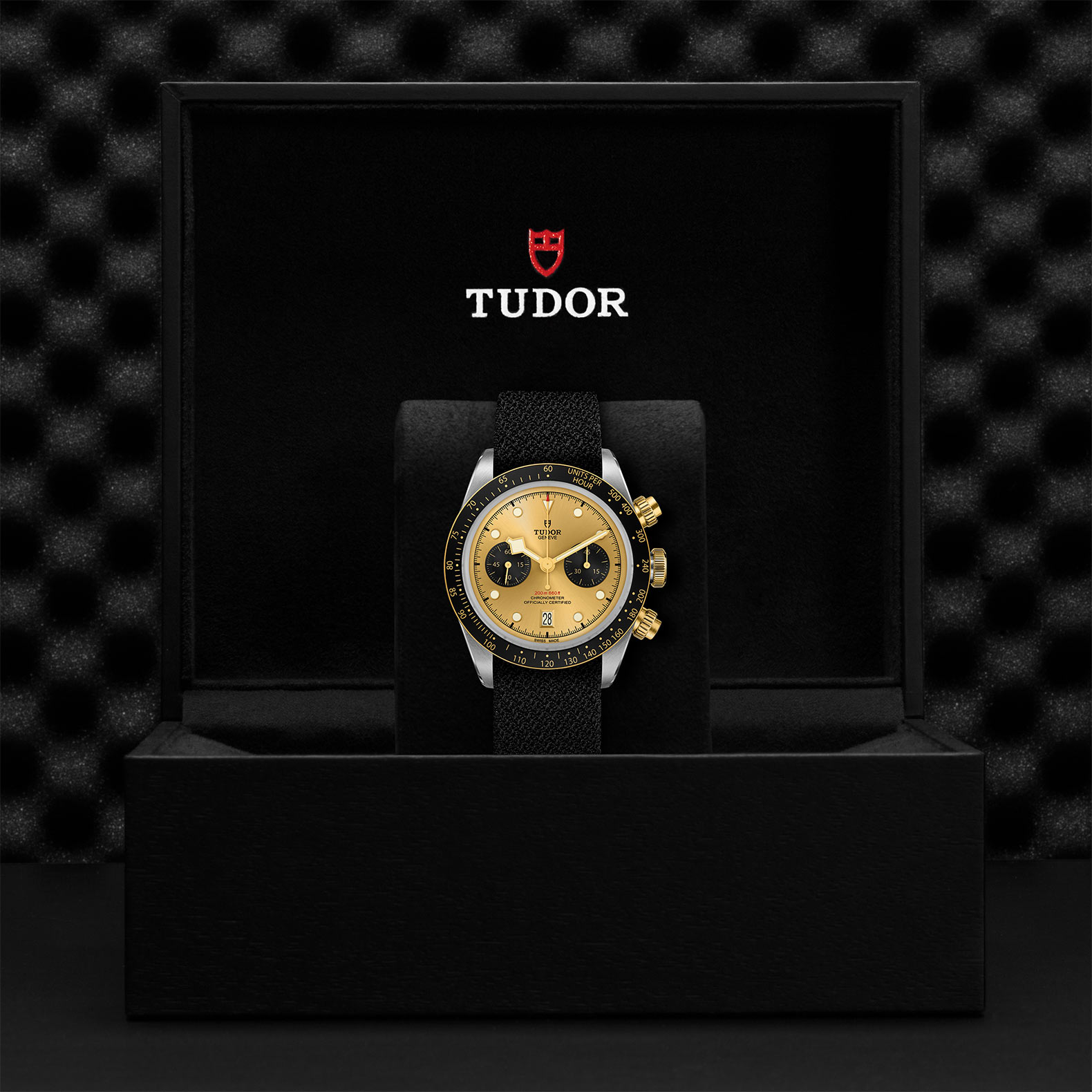 Tudor Black Bay Chrono S&G 41mm, Champagne Dial, Baton Numerals_3