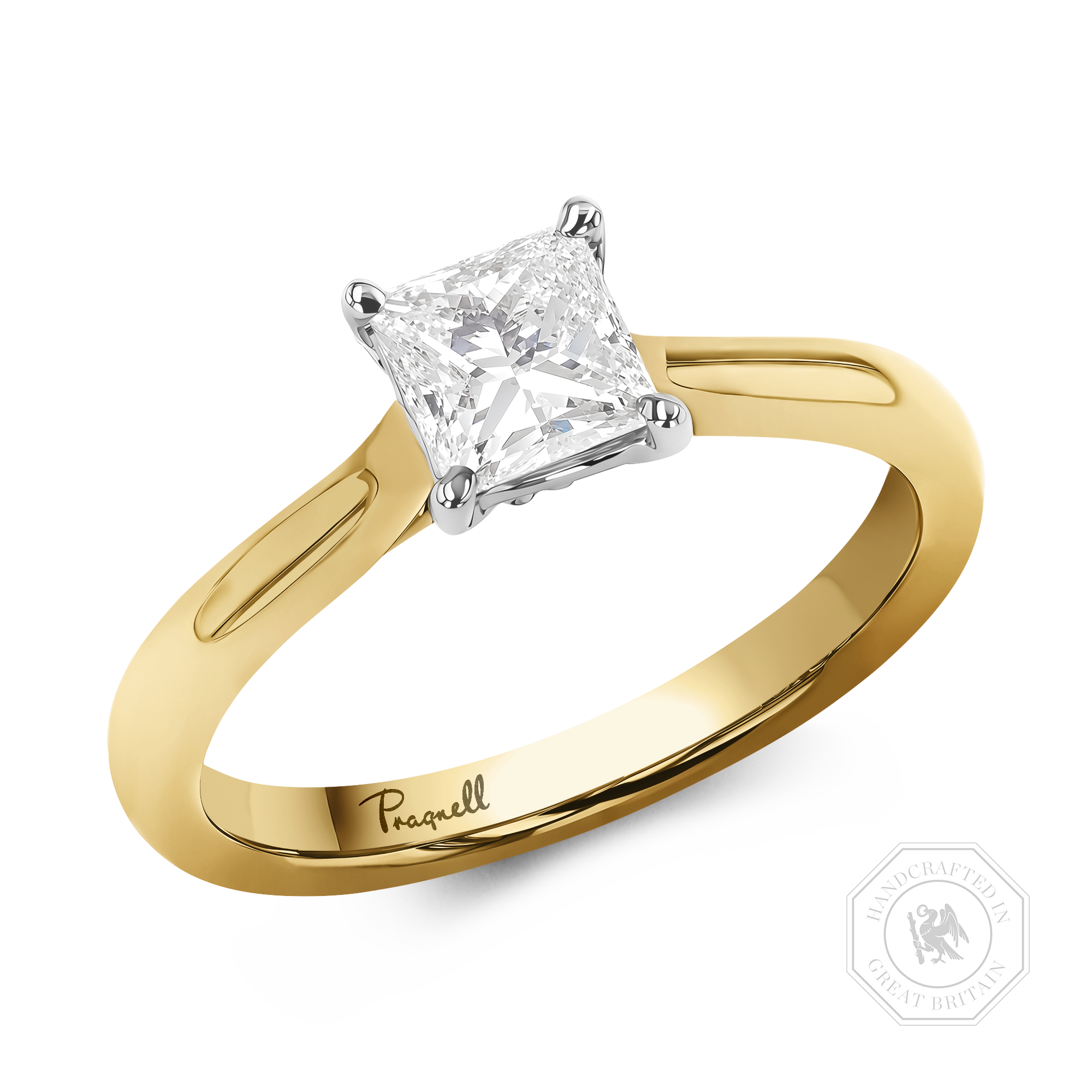 Gaia 1.01ct Princess Cut Diamond Ring Princess Cut, Claw Set_1