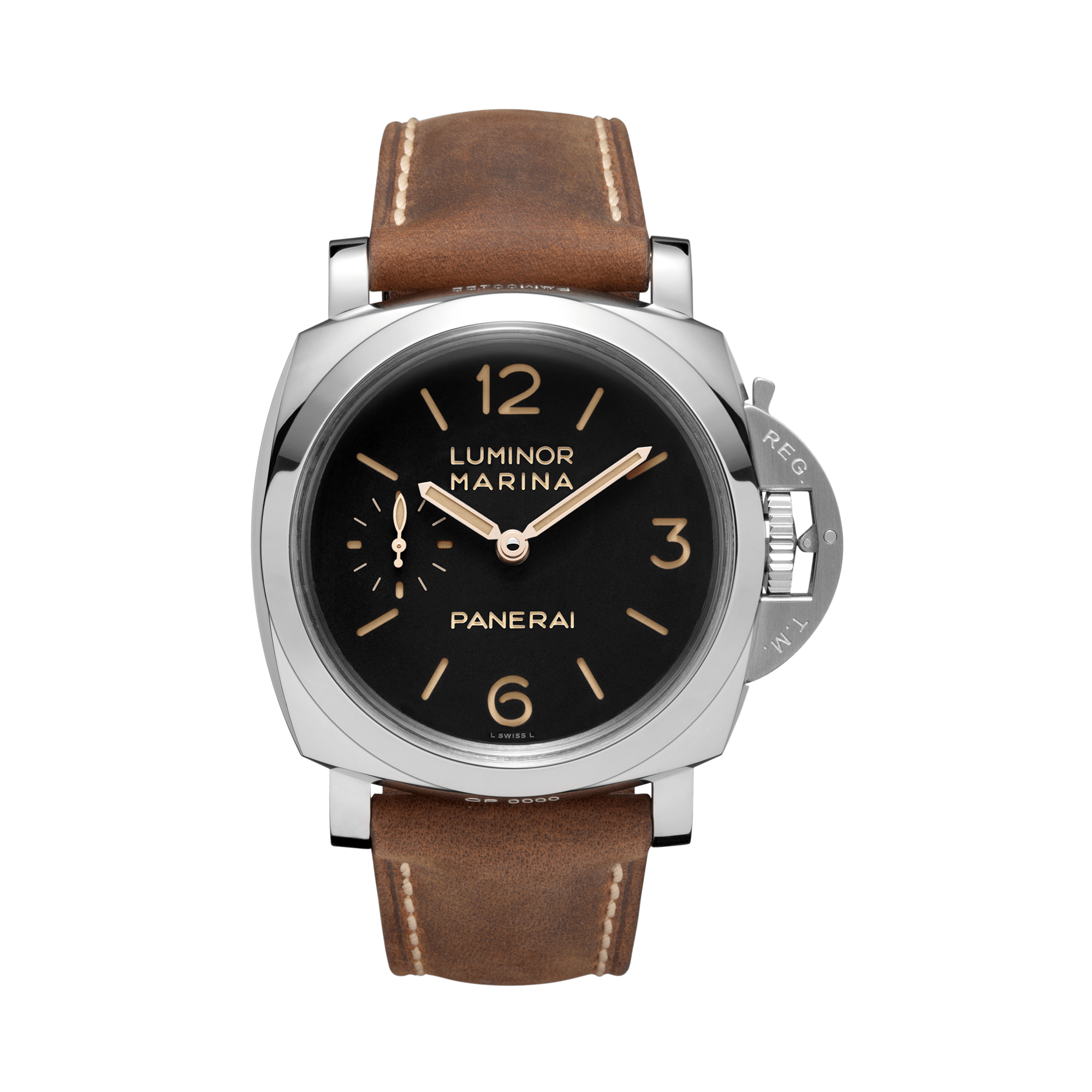 Luminor Marina - 47mm Black Dial, Arabic/Baton Numerals_1