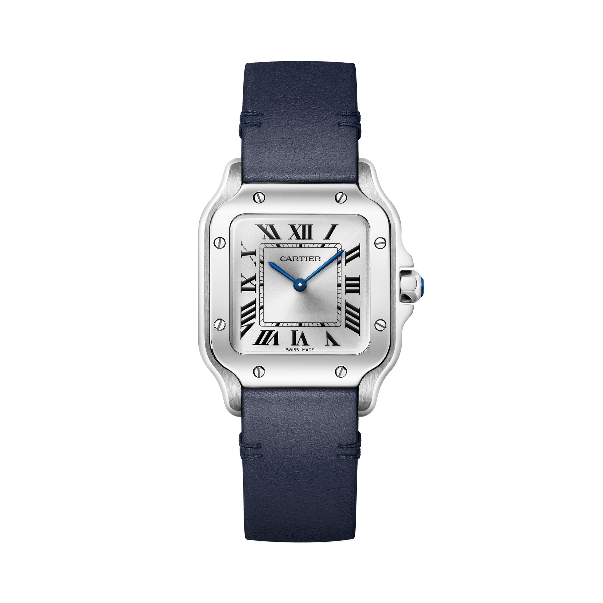 Cartier Santos de Cartier Small, Silver Dial, Roman Numerals_2