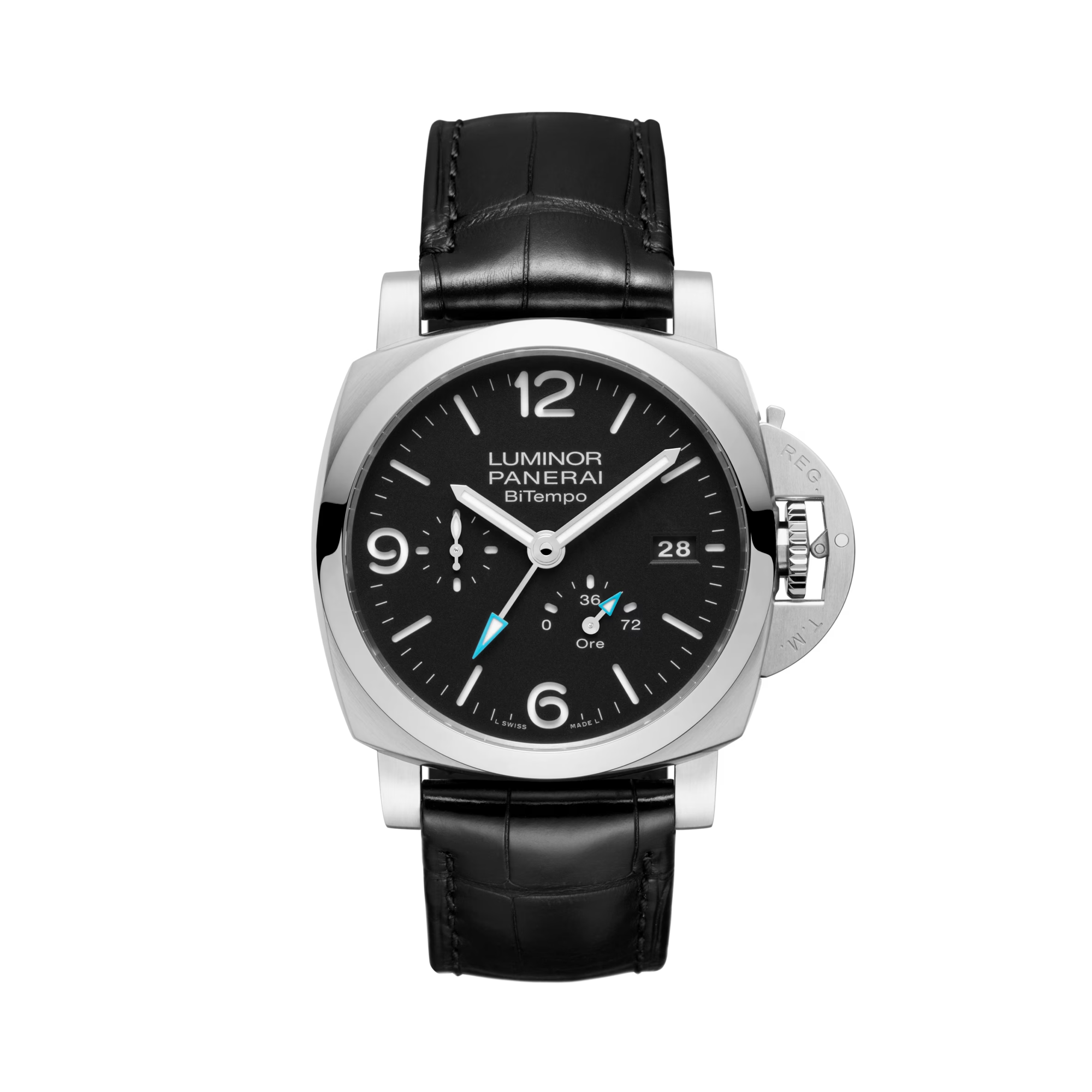 Panerai Luminor BiTempo - 44mm 44mm, Black Dial, Arabic/Baton Numerals_1