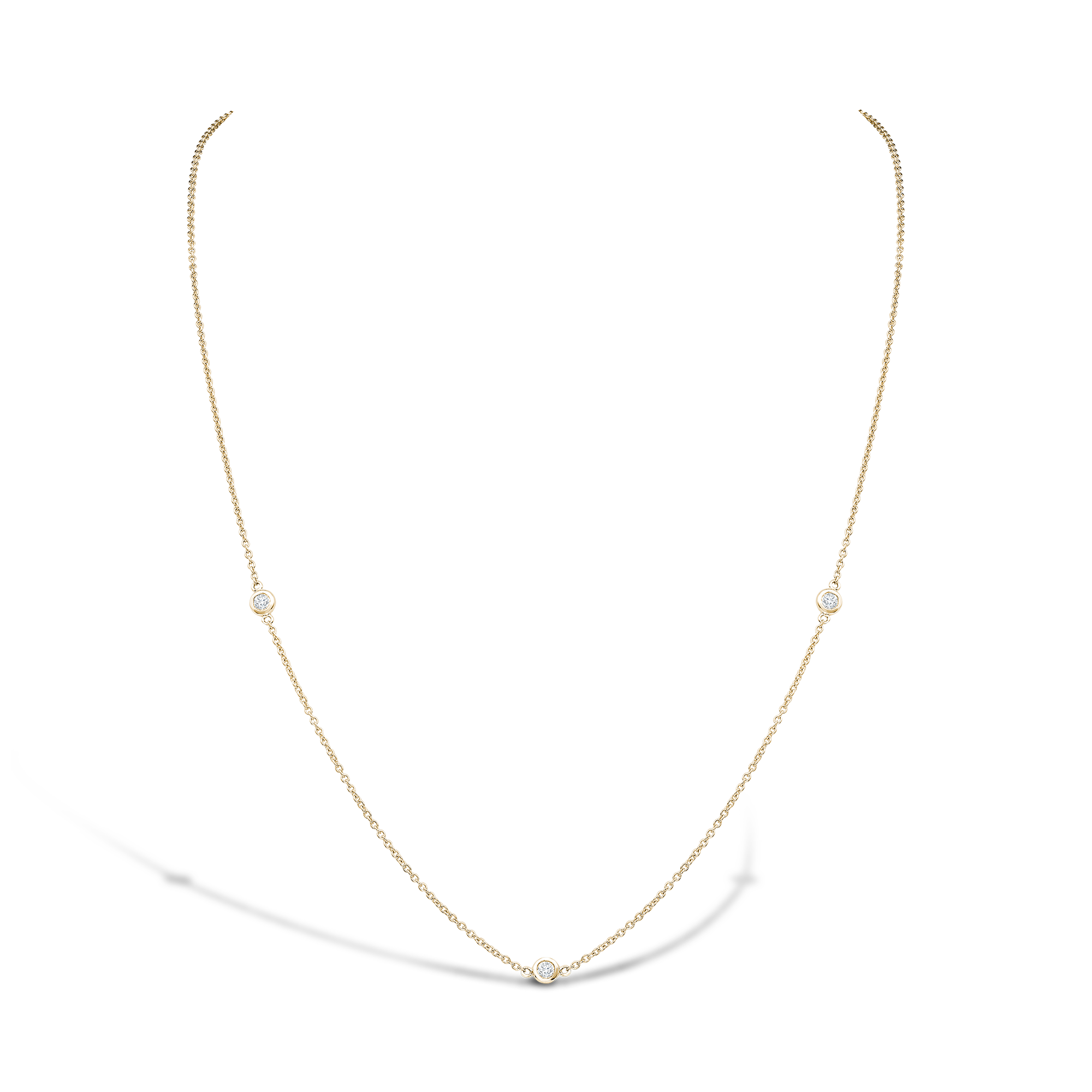 Sundance Diamond Necklace Brilliant Cut, Rubover Set_1