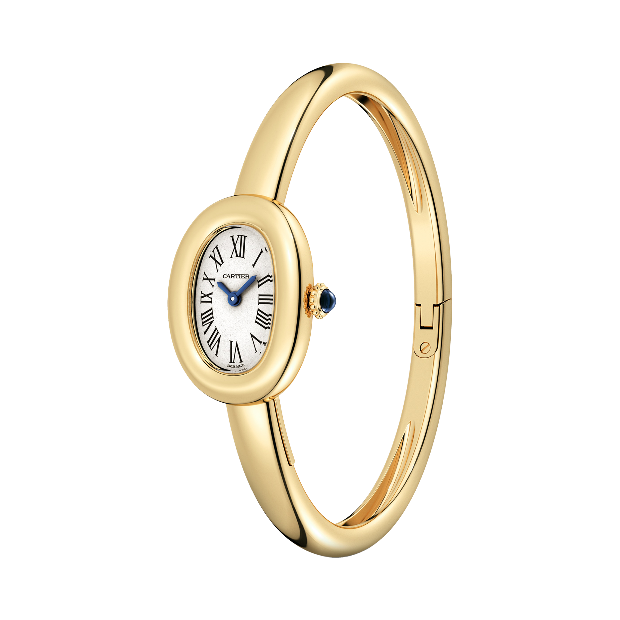 Cartier Baignoire Mini, Silver Dial, Roman Numerals_2