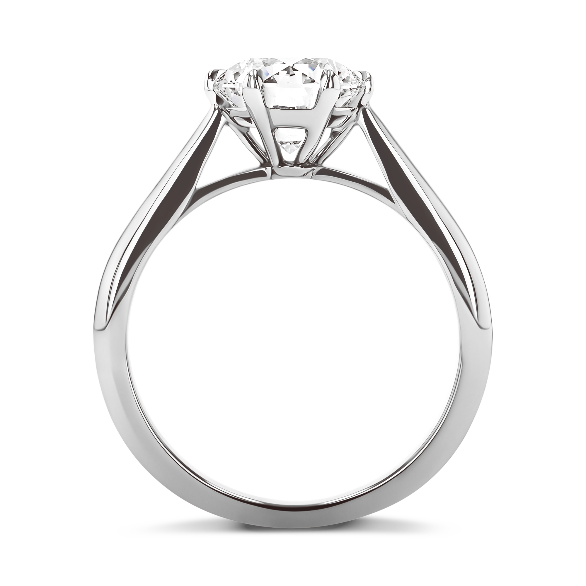 Classic Six-Claw 2.01ct Brilliant Cut Diamond Ring Brilliant cut, Claw set_3