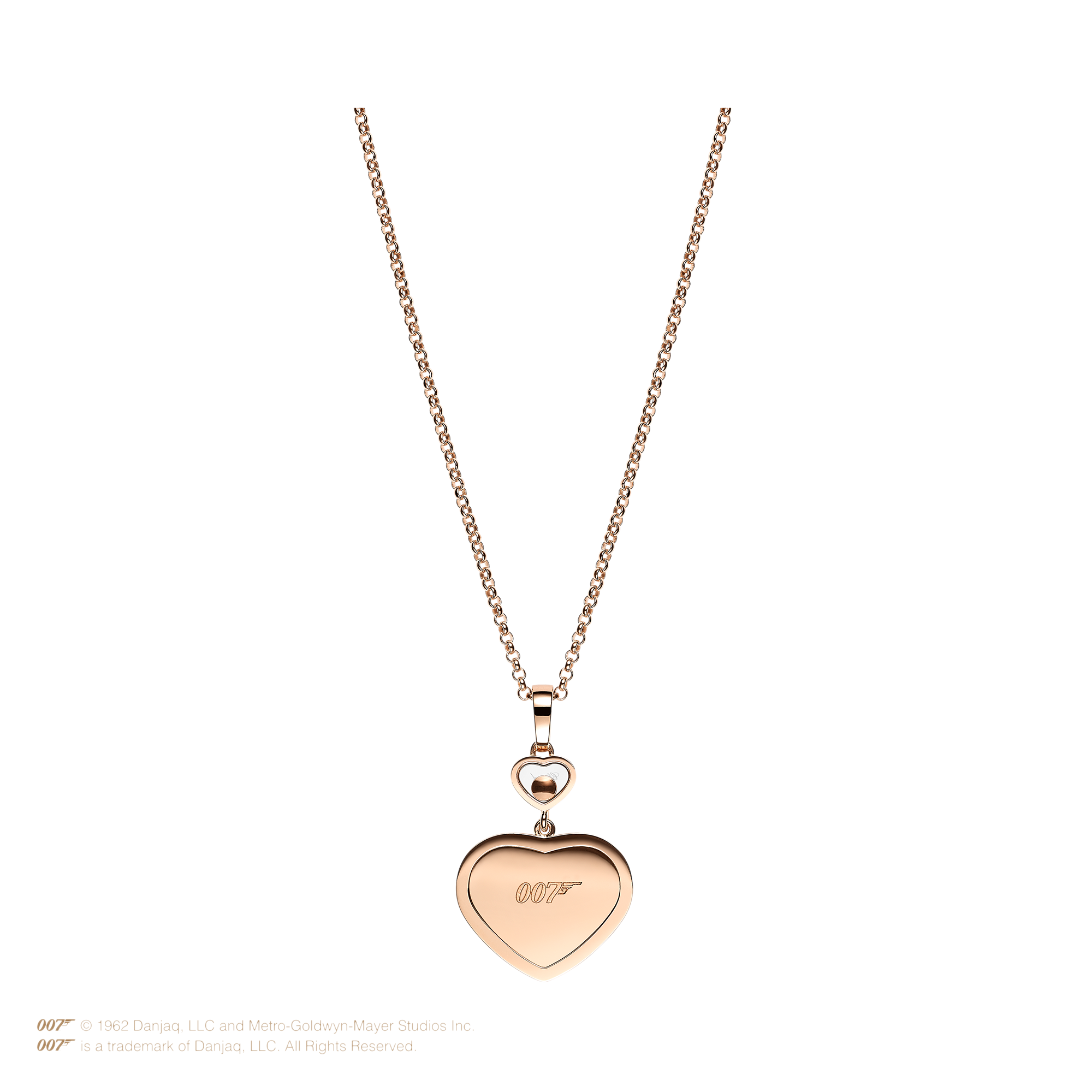 Chopard James Bond 007 Happy Hearts Diamond Pendant Brilliant Cut, Rubover Set_3