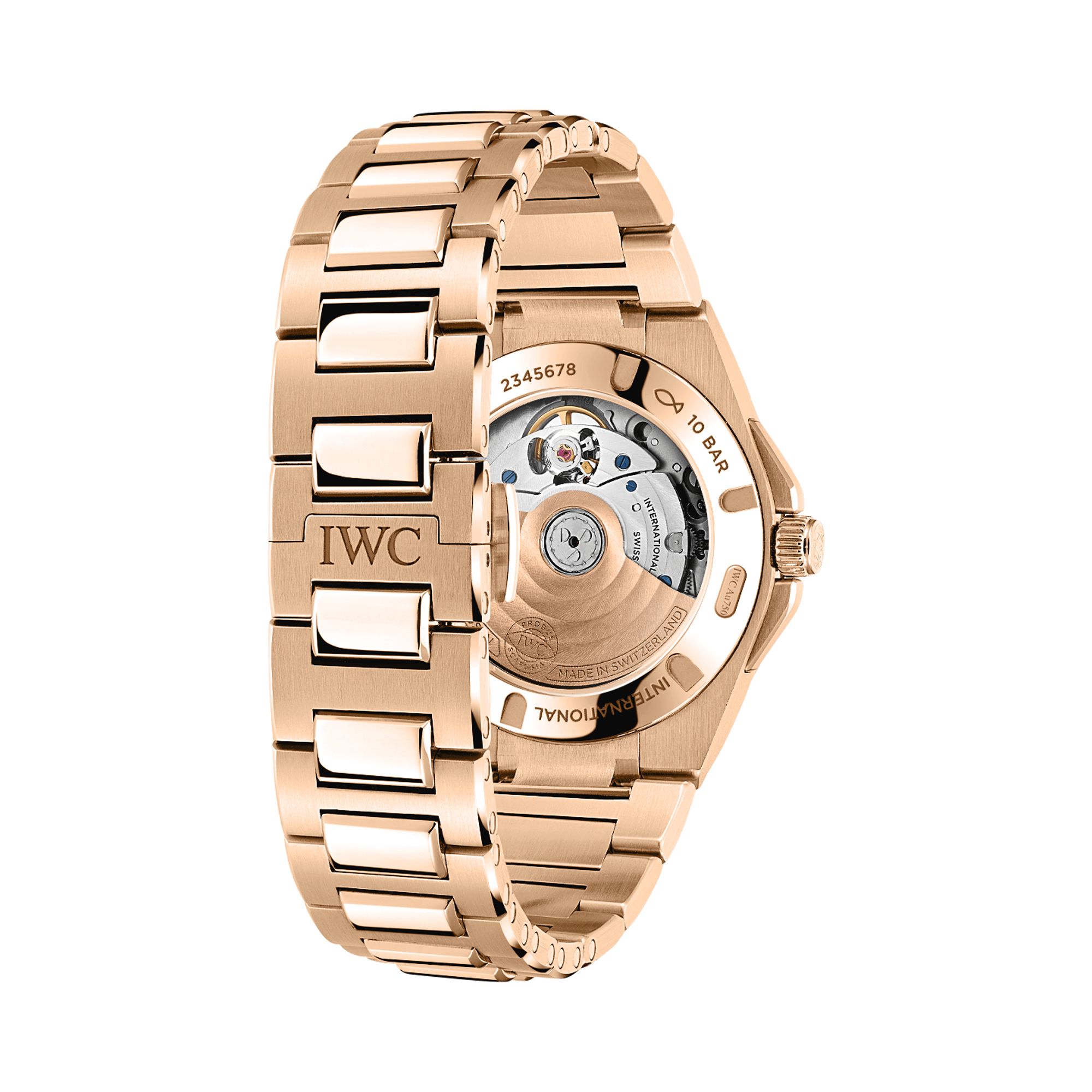 IWC Ingenieur 35.1mm, Gold Dial, Baton Numerals_4
