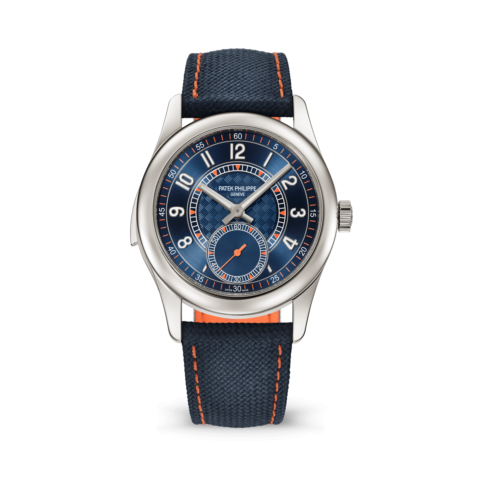 Patek Philippe Grand Complications 41mm, Red Dial, Arabic/Baton Numerals_1