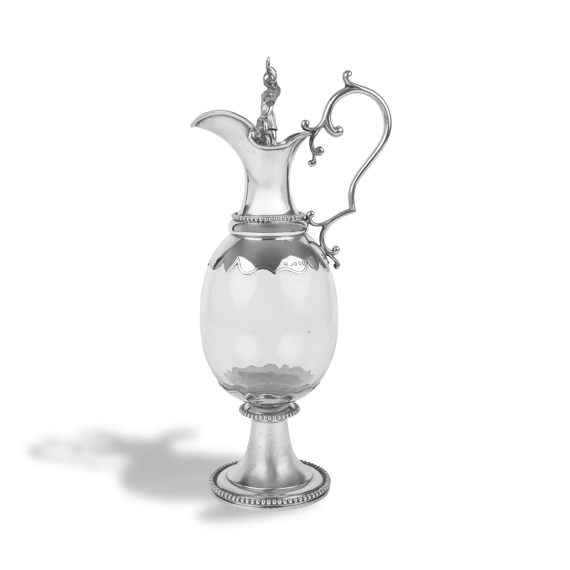 Silver Victorian Claret Jug Hallmarked London_2