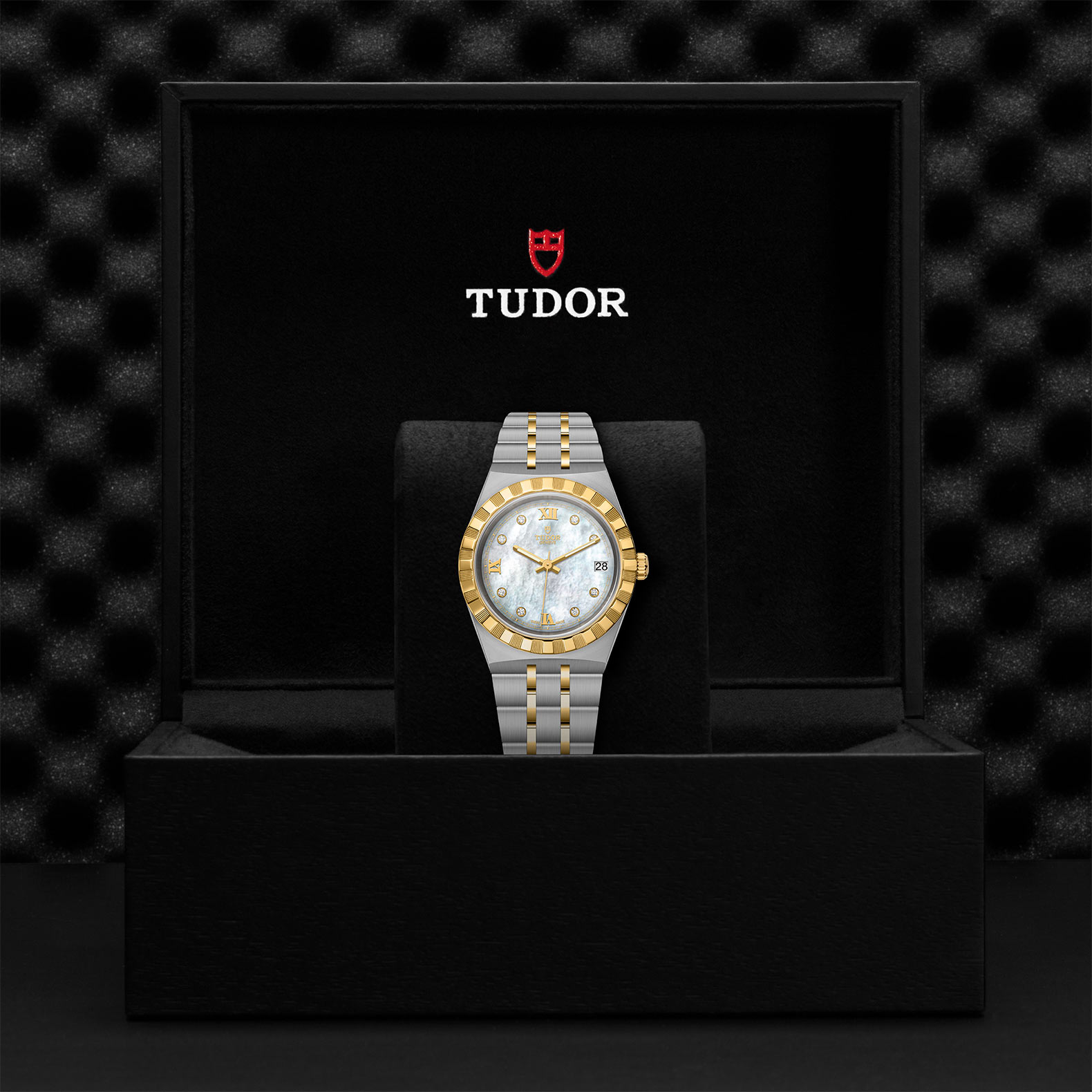Tudor Royal 34mm. Mother of Pearl Dial. Diamond Numerals_3