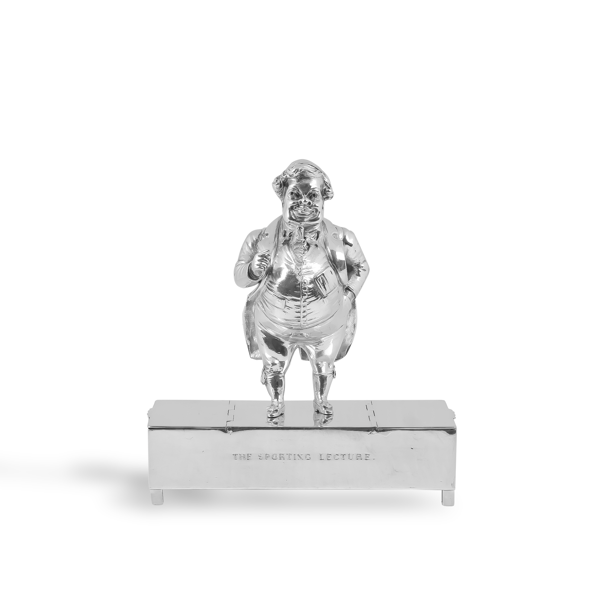 Victorian Silver 'Jorrocks' Condiment Stands Hallmarked London_6