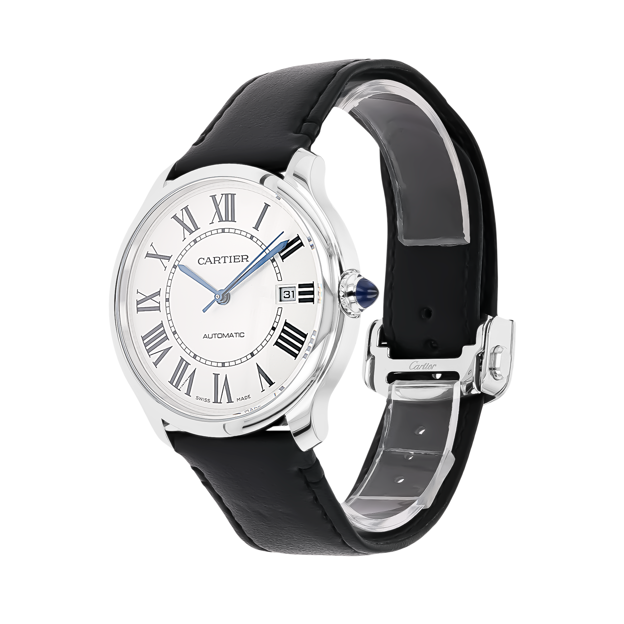 Cartier Ronde Must 40mm, Silver Dial, Roman Numerals_2