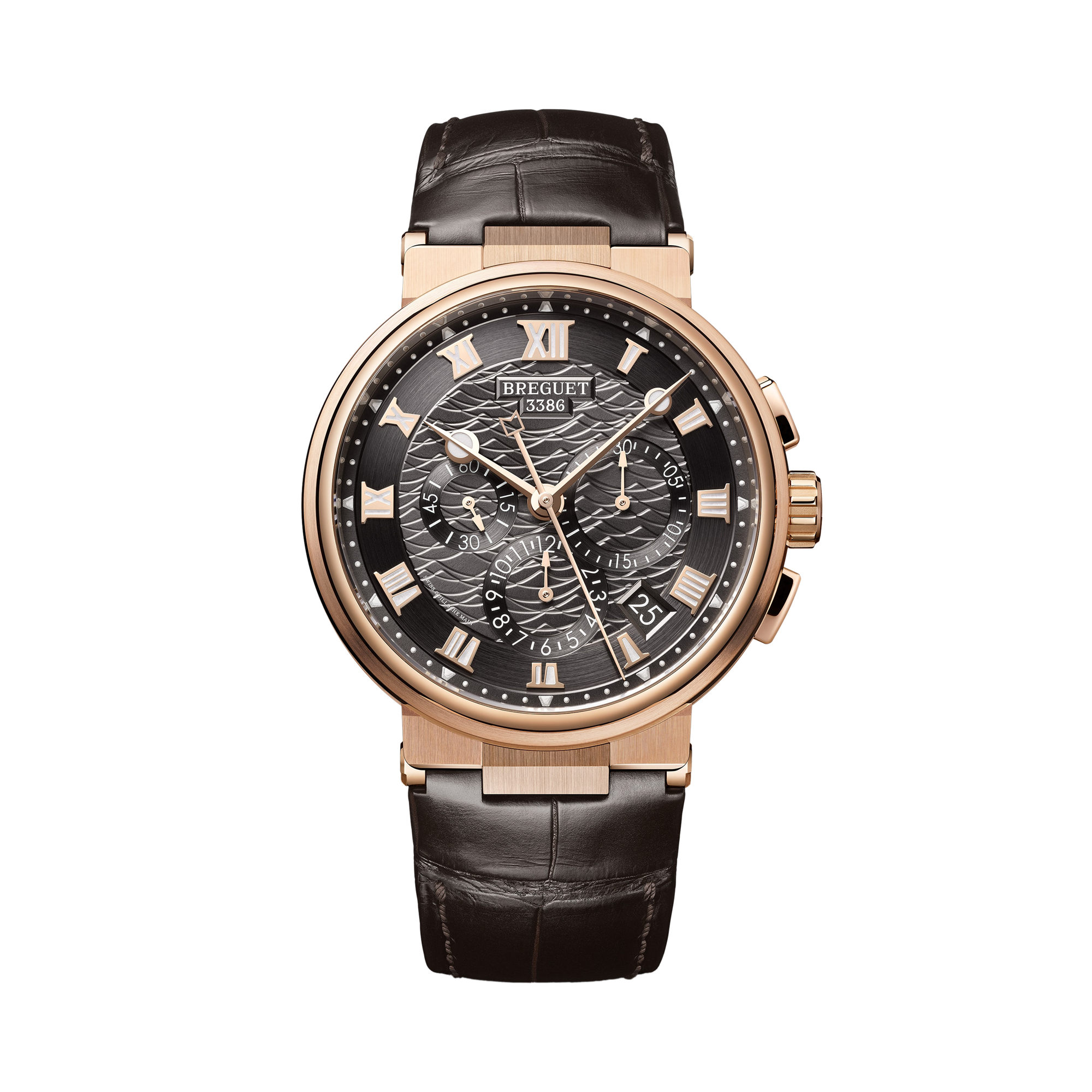 Breguet Marine Chronograph 42.3mm, Grey Dial, Roman Numerals_1