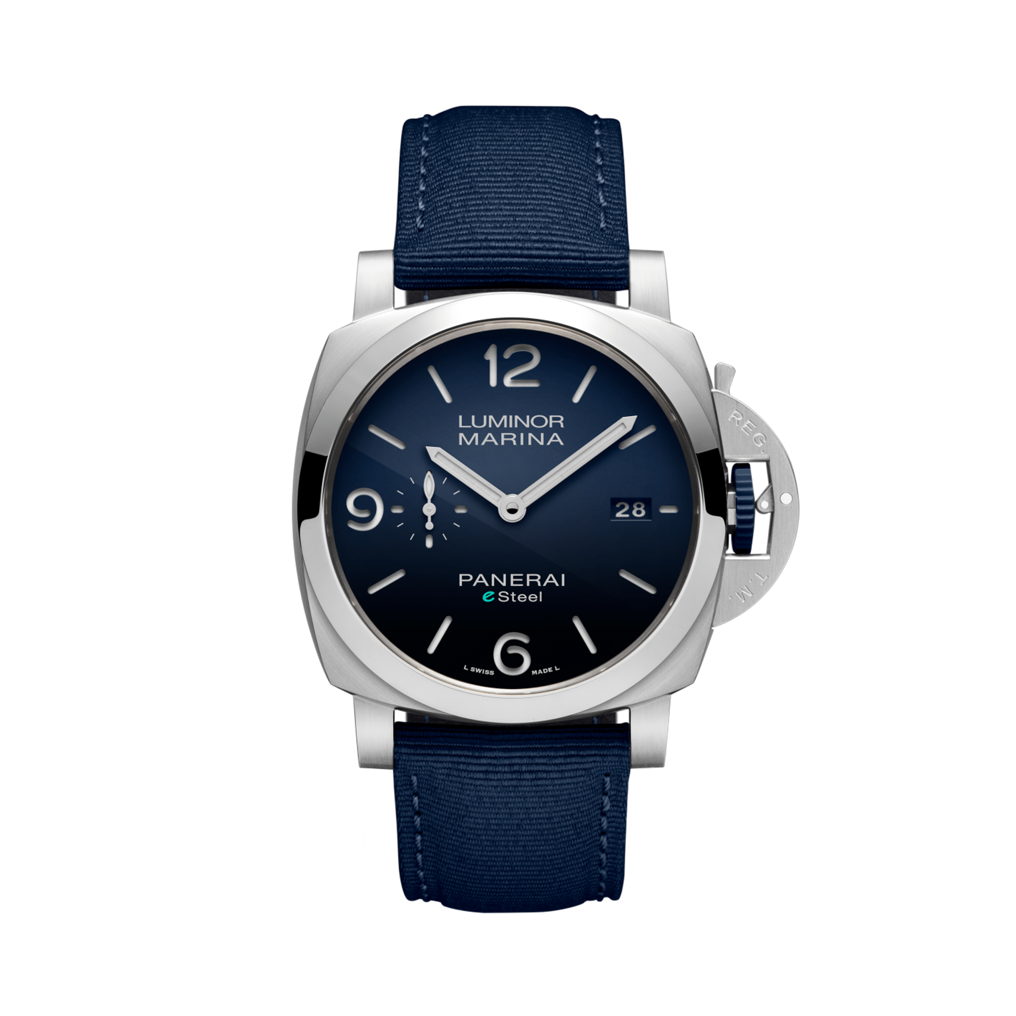 Panerai Luminor Marina ESteel™ - 44mm 44mm, Blue Dial, Arabic/Baton Numerals_1