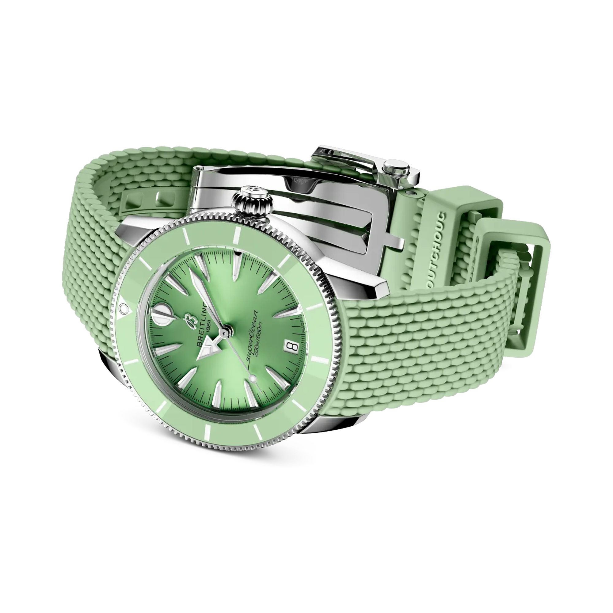 Breitling Superocean Automatic 36mm, Green Dial, Baton Numerals_3