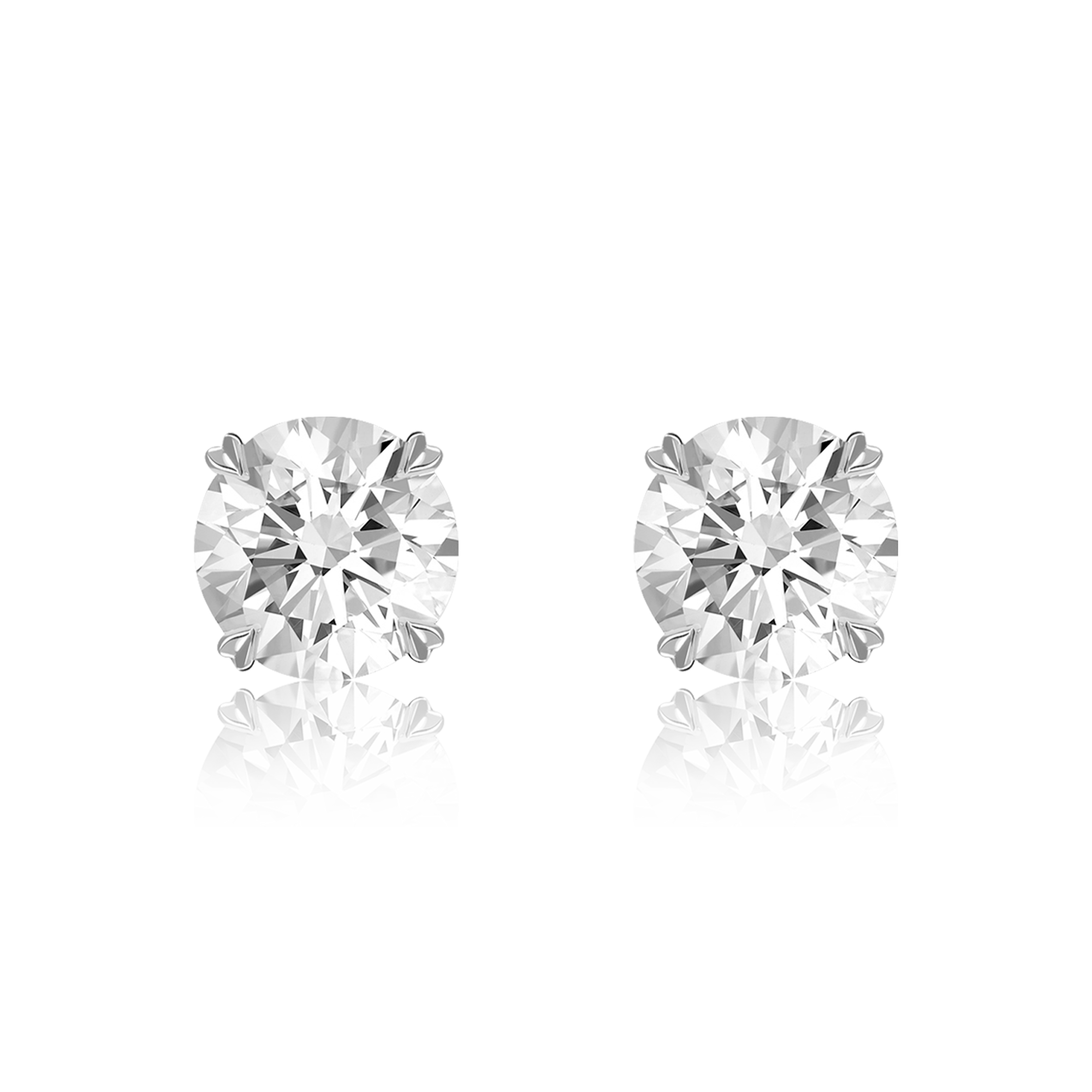 4 Ct Diamond Earrings, 14kt Gold Lab Grown Diamond Earrings, IGI Certified  Diamond Earrings, Diamond Studs - Etsy UK