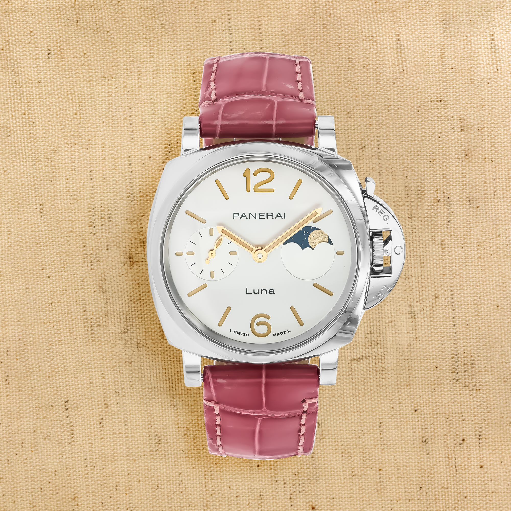 Panerai Luminor Due Luna - 38mm 38mm, White Dial, Arabic/Baton Numerals_1