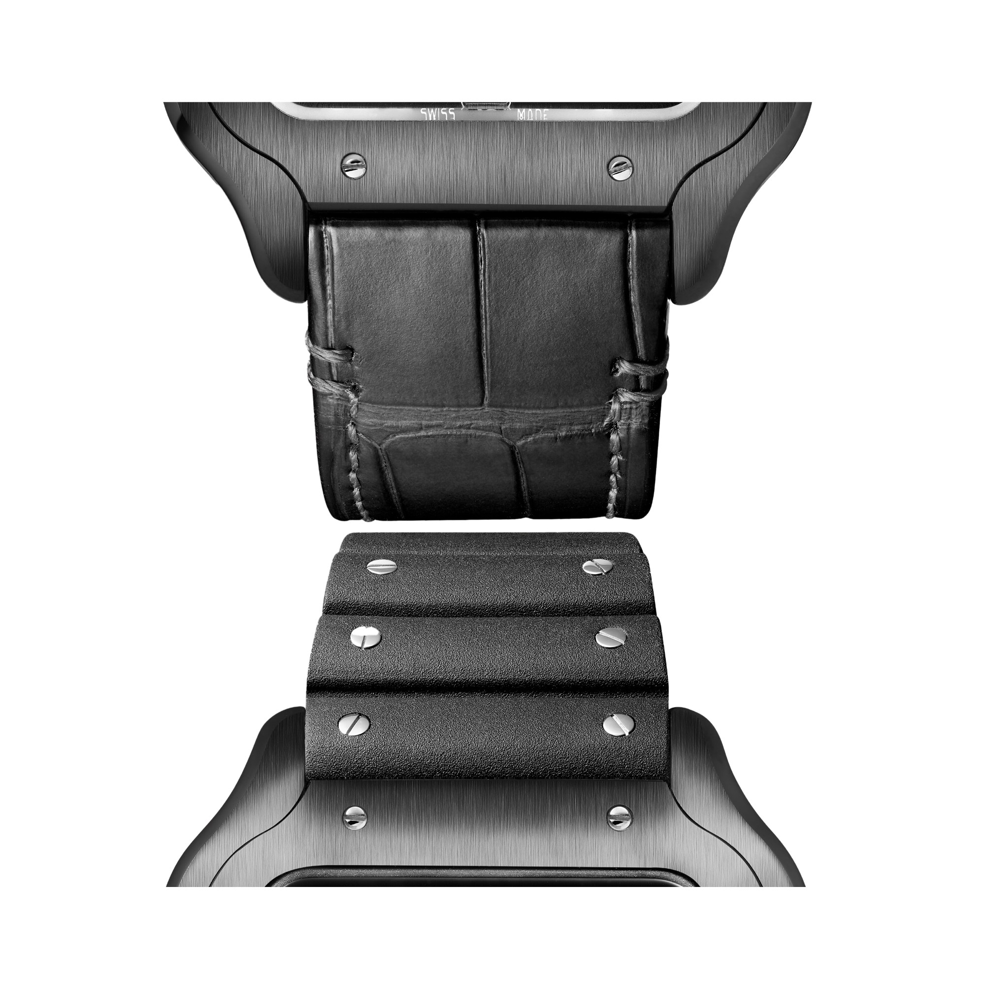 Cartier Santos de Cartier 39.8mm, Black Dial, Roman Numerals_3