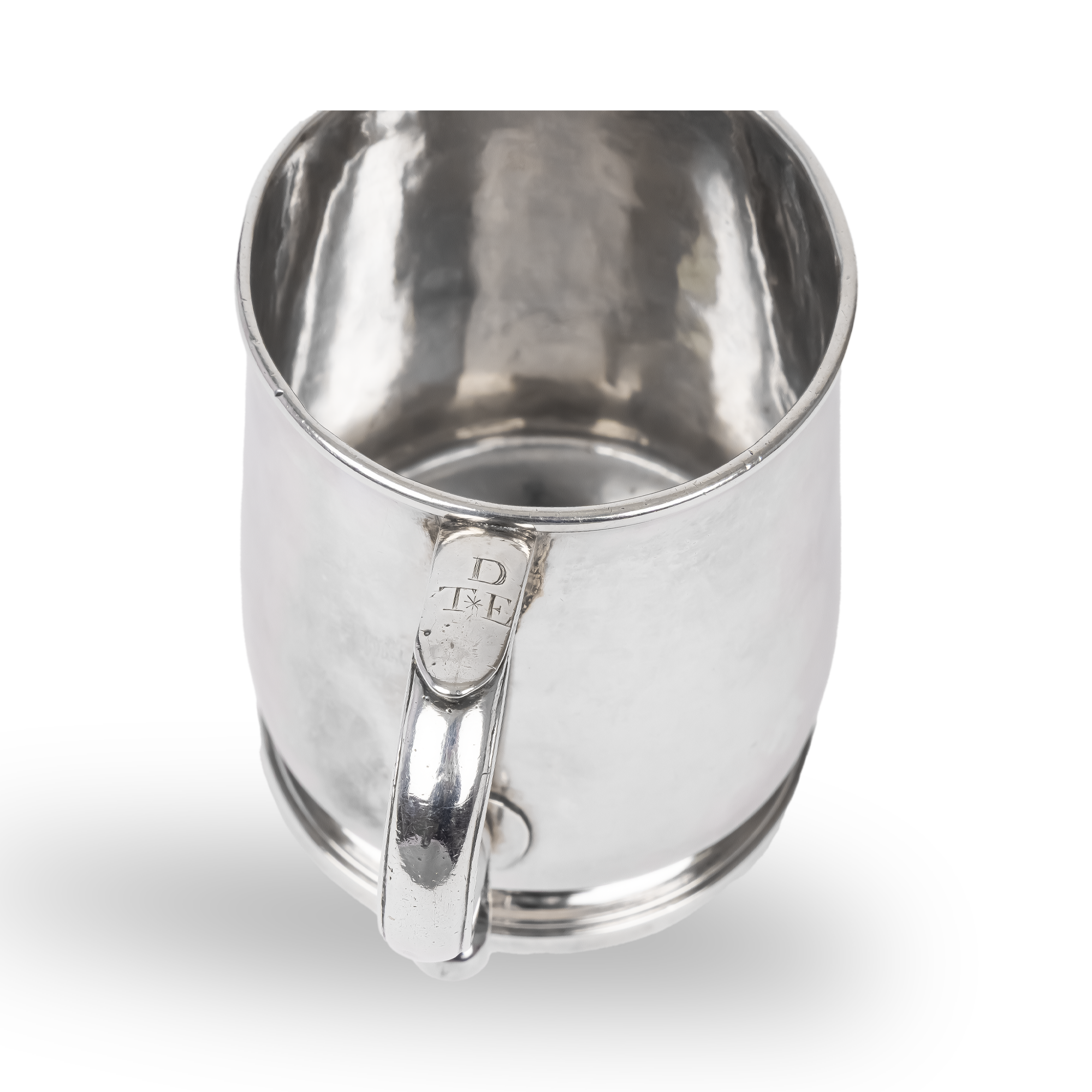 Silver George I 7.5oz Half Pint Mug Hallmarked London_3