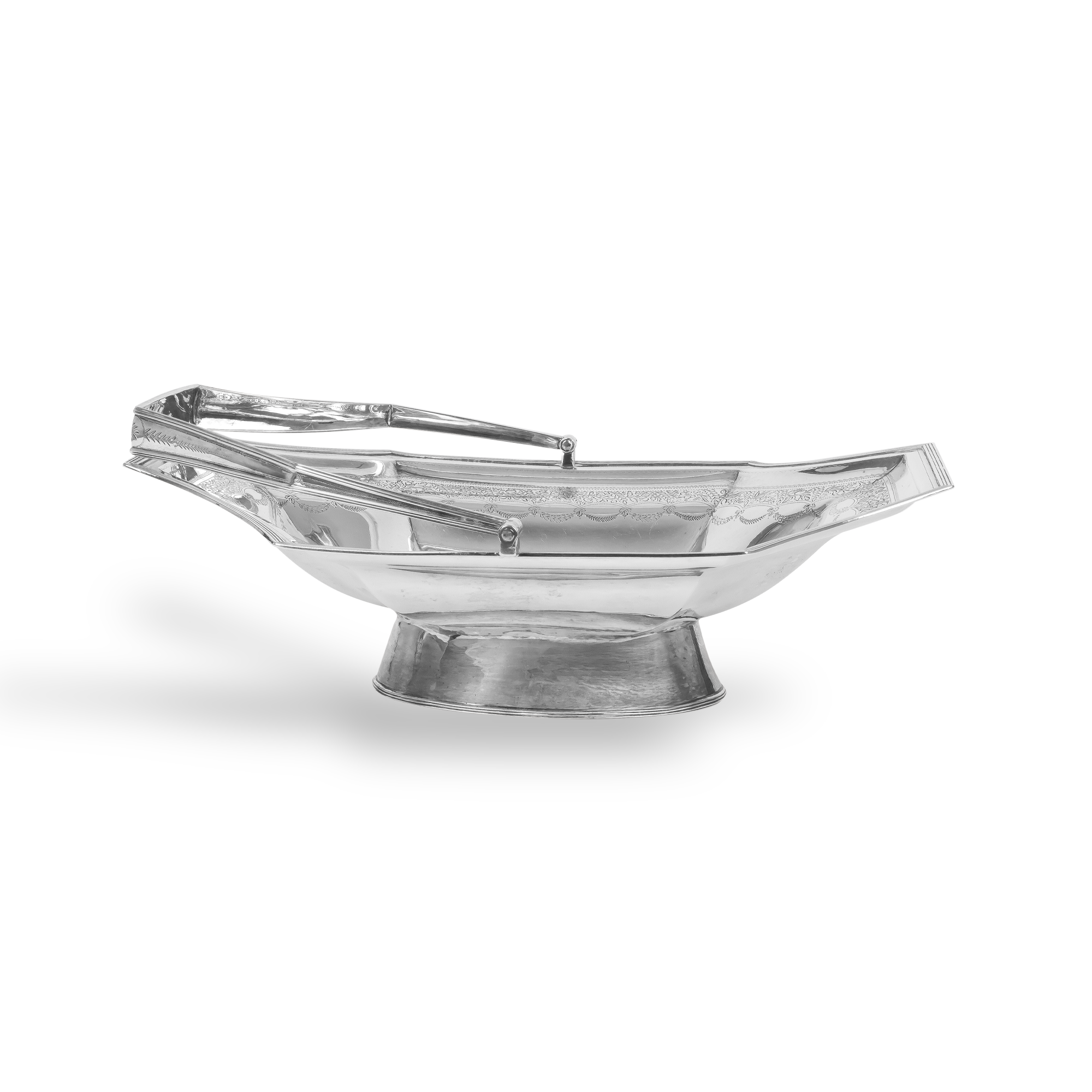 Silver George III Cake Basket Hallmarked London_2