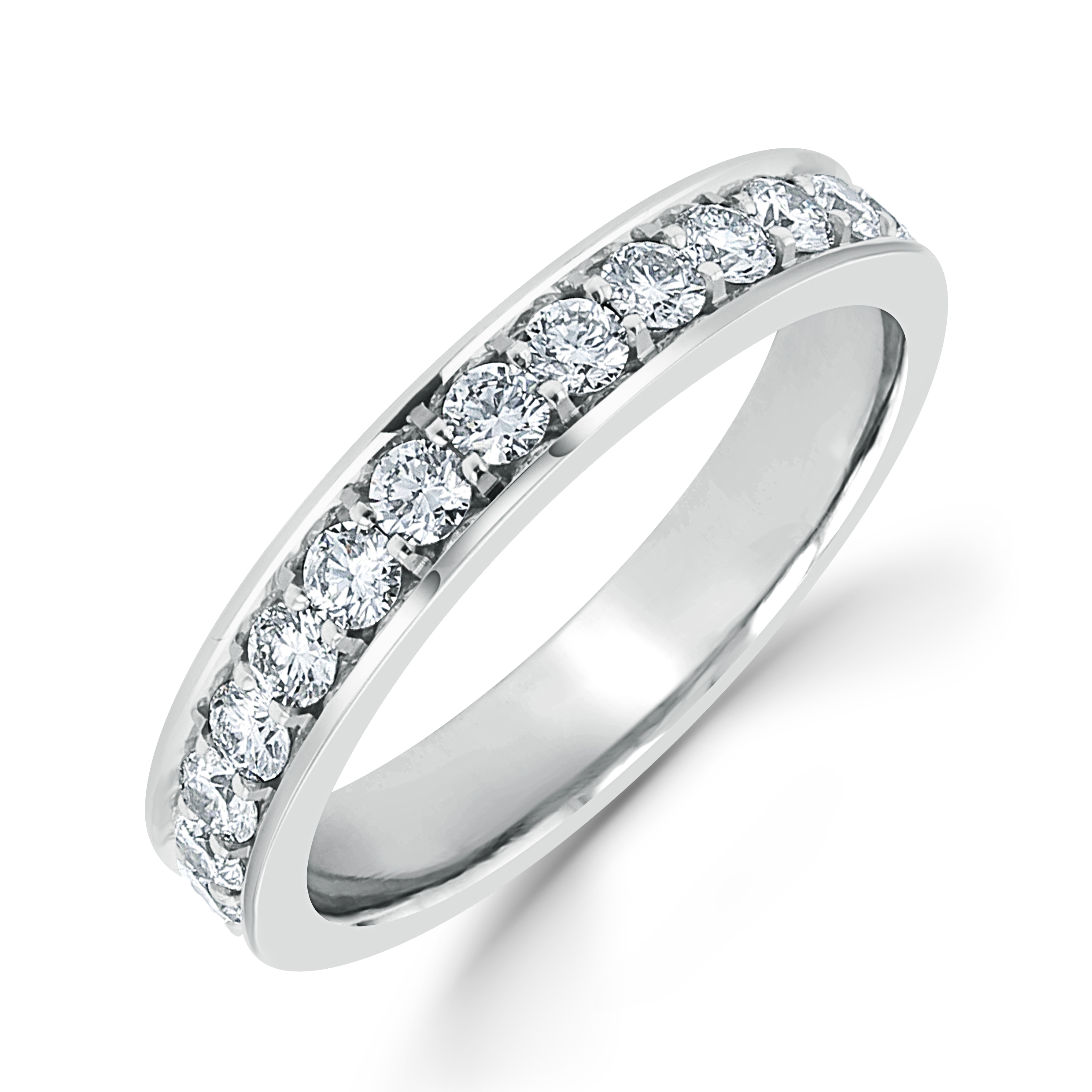 Classic 1.30ct Diamond Eternity Ring Brilliant Cut, Thread Set_1