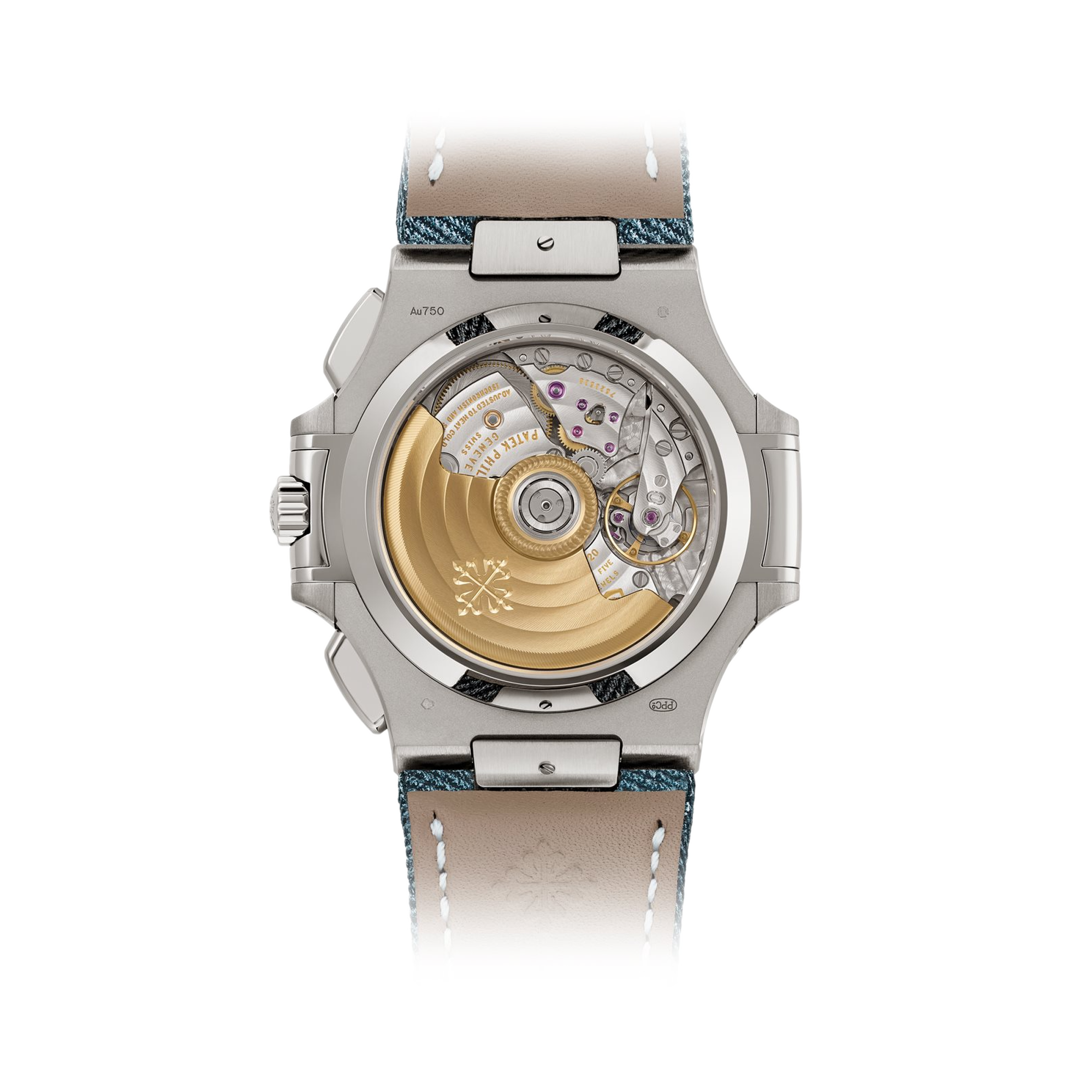 Patek Philippe Nautilus 40.5mm, Blue-Grey Dial, Baton Numerals_2