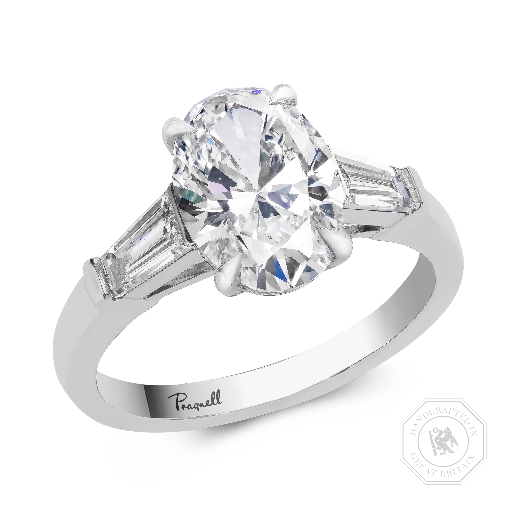 Regency Oval Cut 2.32ct Diamond Ring Oval Cut, Claw Set_1