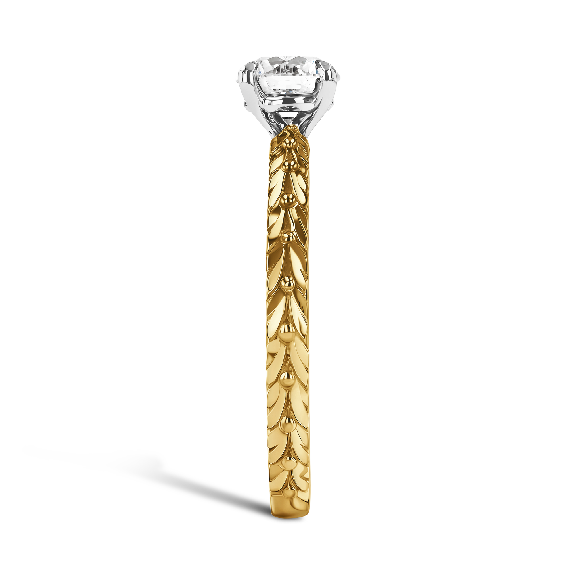 Apple Blossom 0.70ct Diamond Solitaire Ring Brilliant cut, Claw set_4