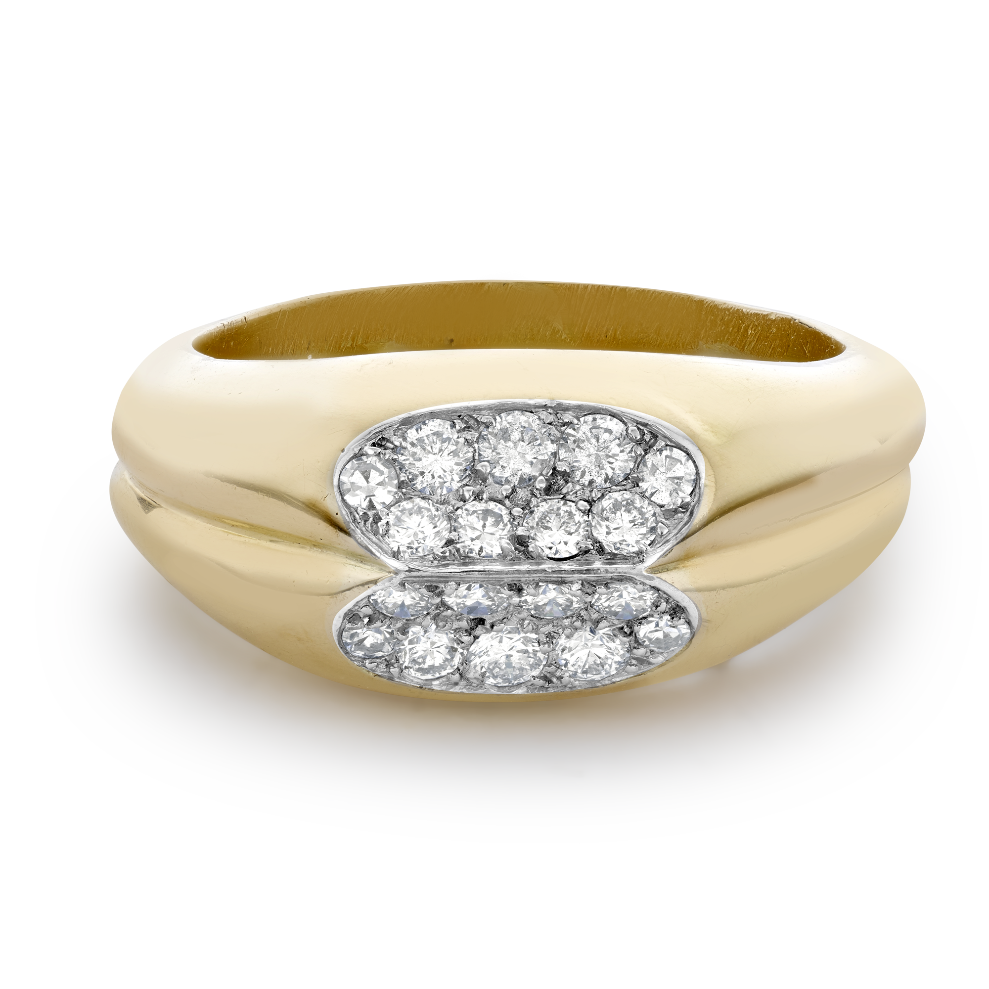 Diamond Set Cartier Ring Old Cut, Claw Set_2